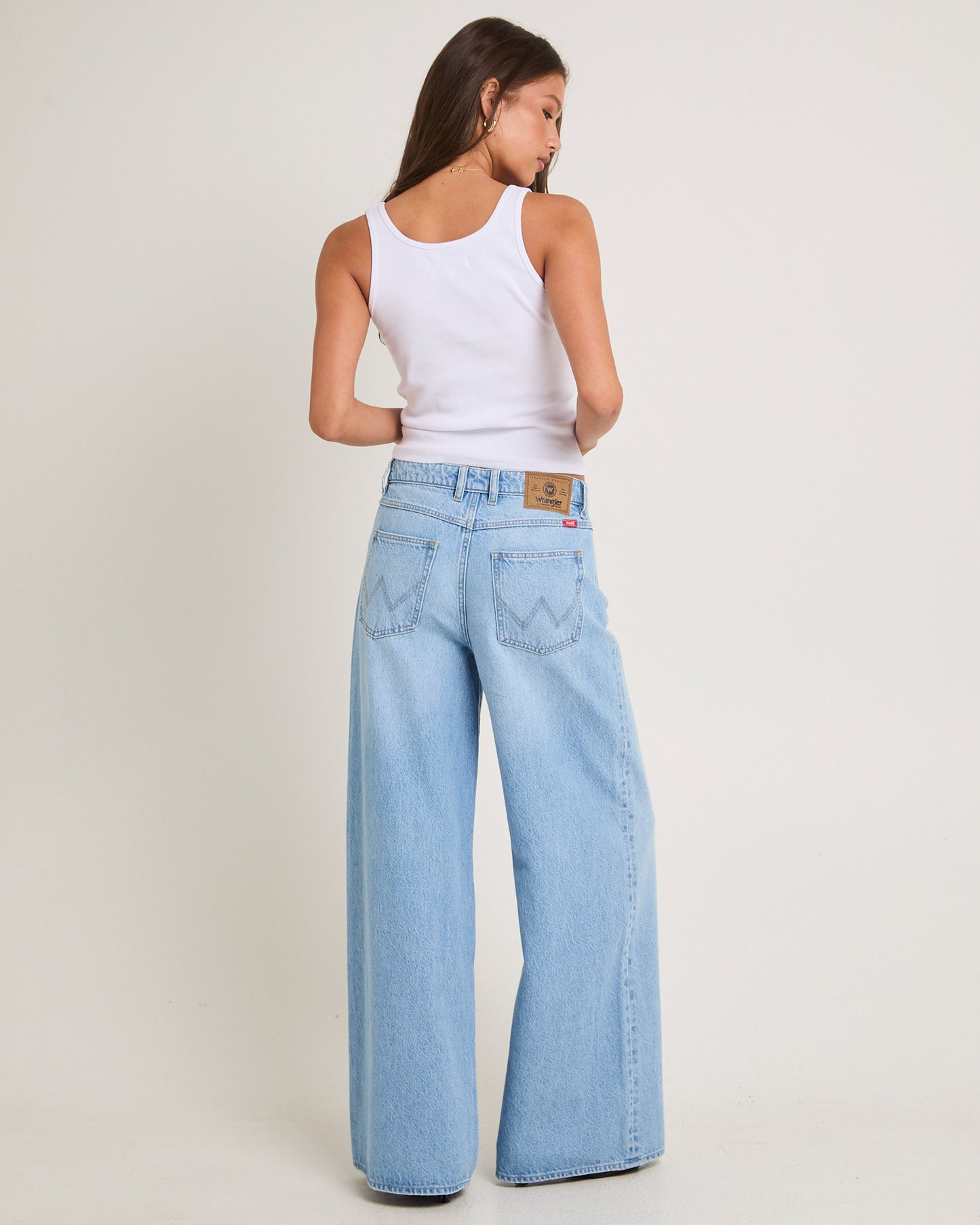 Mid Stevie Relaxed Denim Jeans Set Time Blue