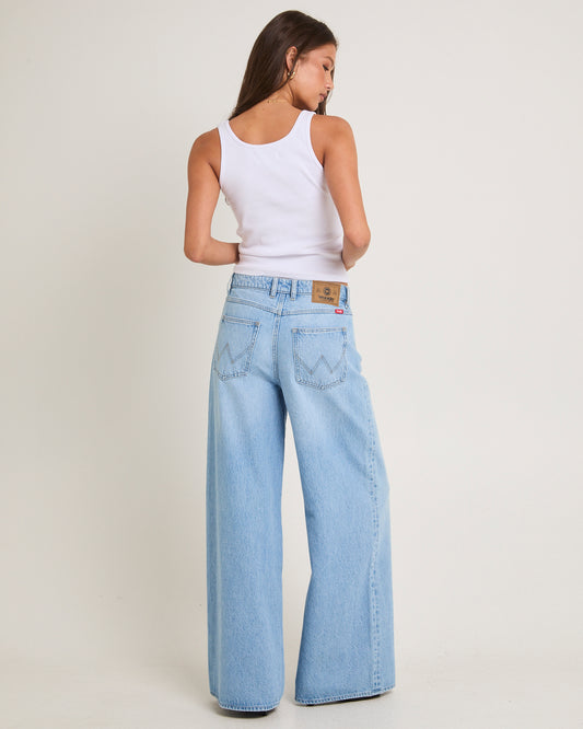 Mid Stevie Relaxed Denim Jeans Set Time Blue SET TIME BLUE