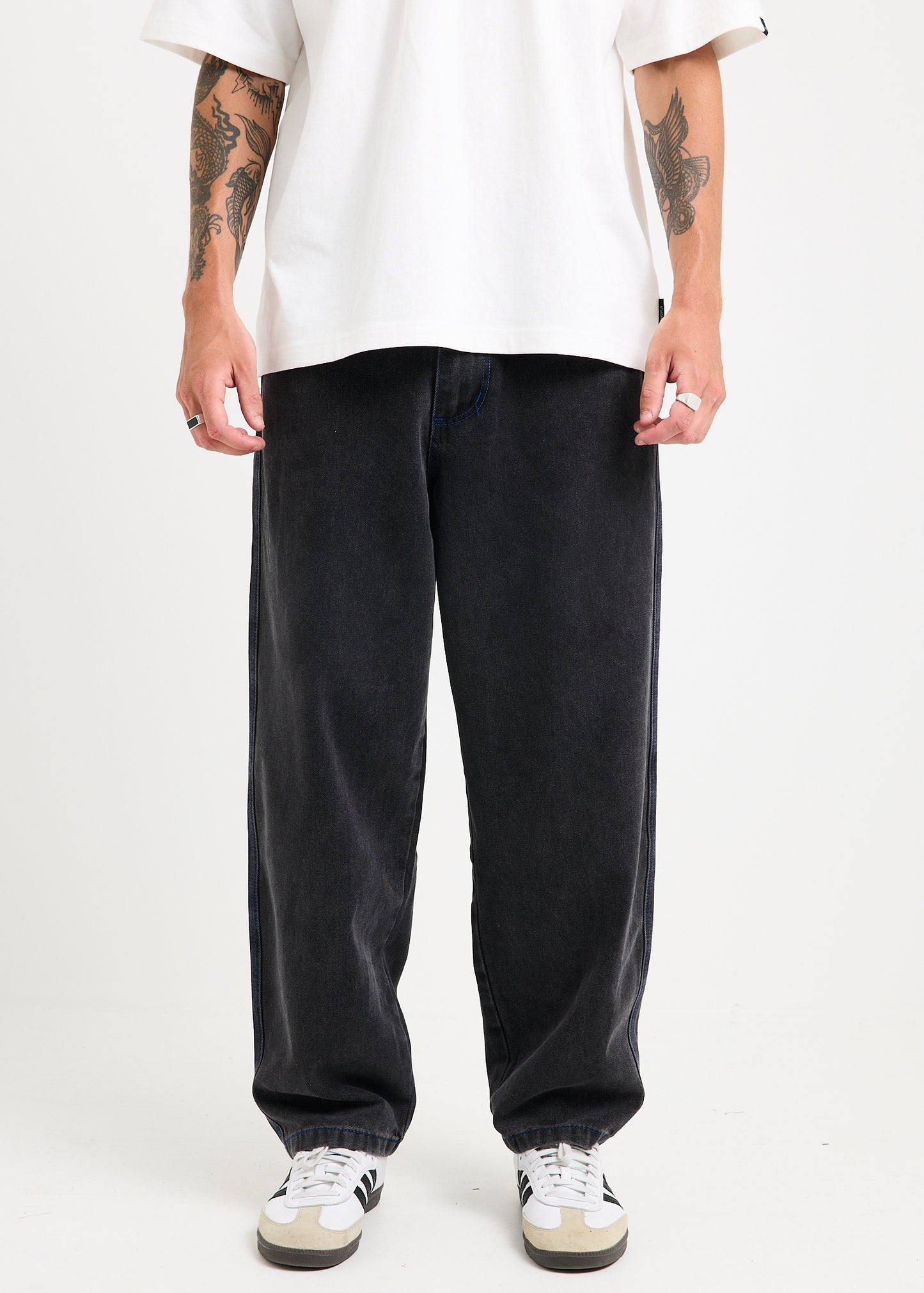 Sticker Wide Boy Denim Jeans
