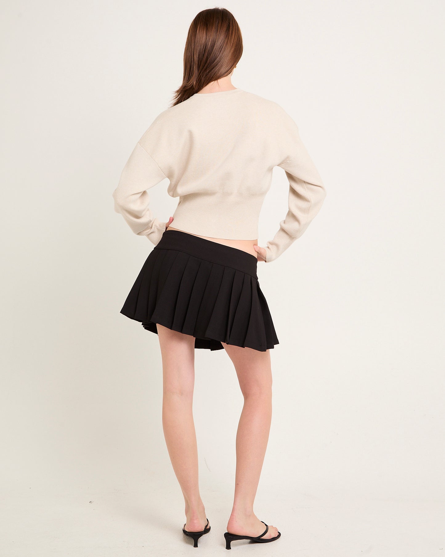 Addison Pleated Mini Skirt