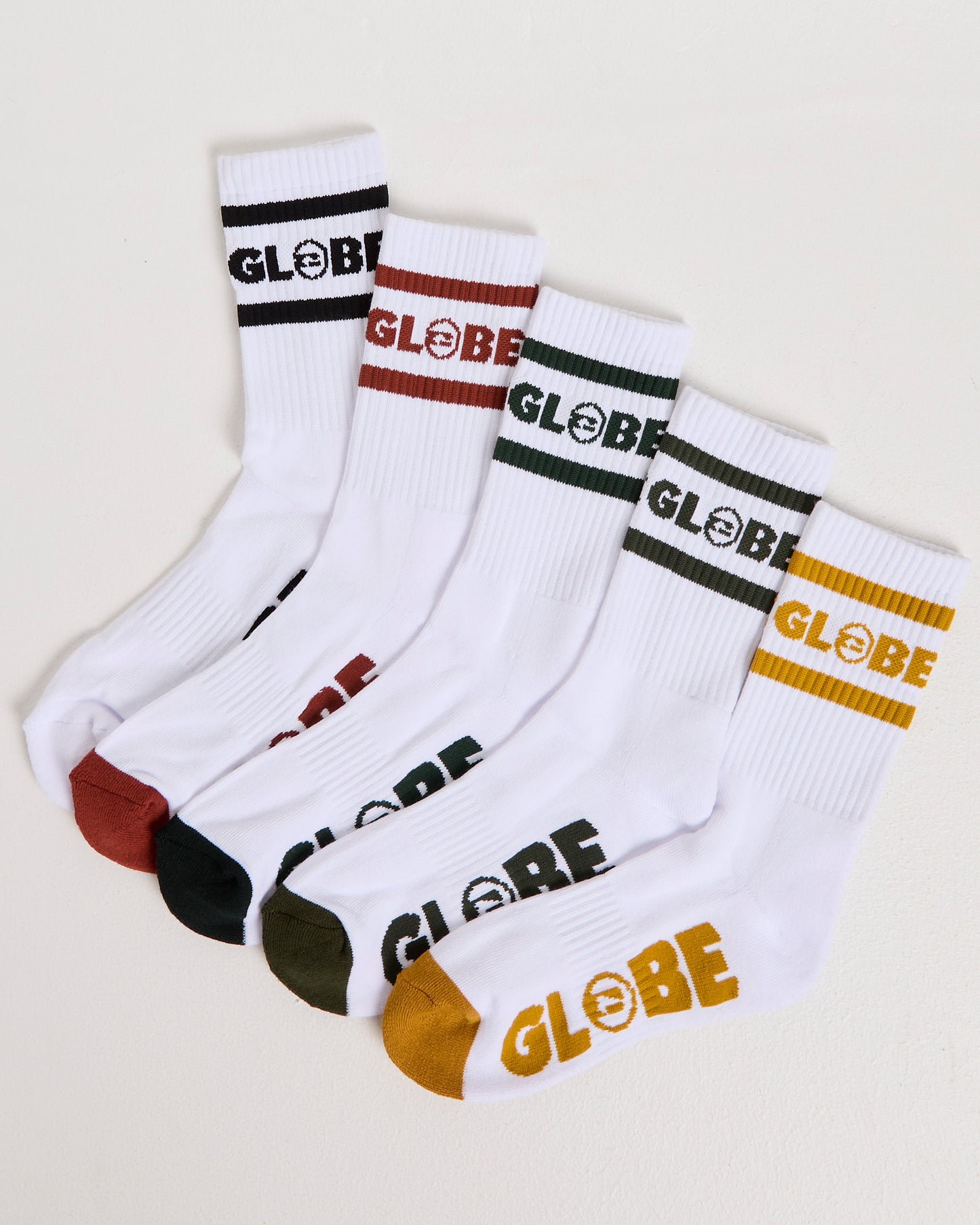 Tilt Hi Crew Socks 5 Pack