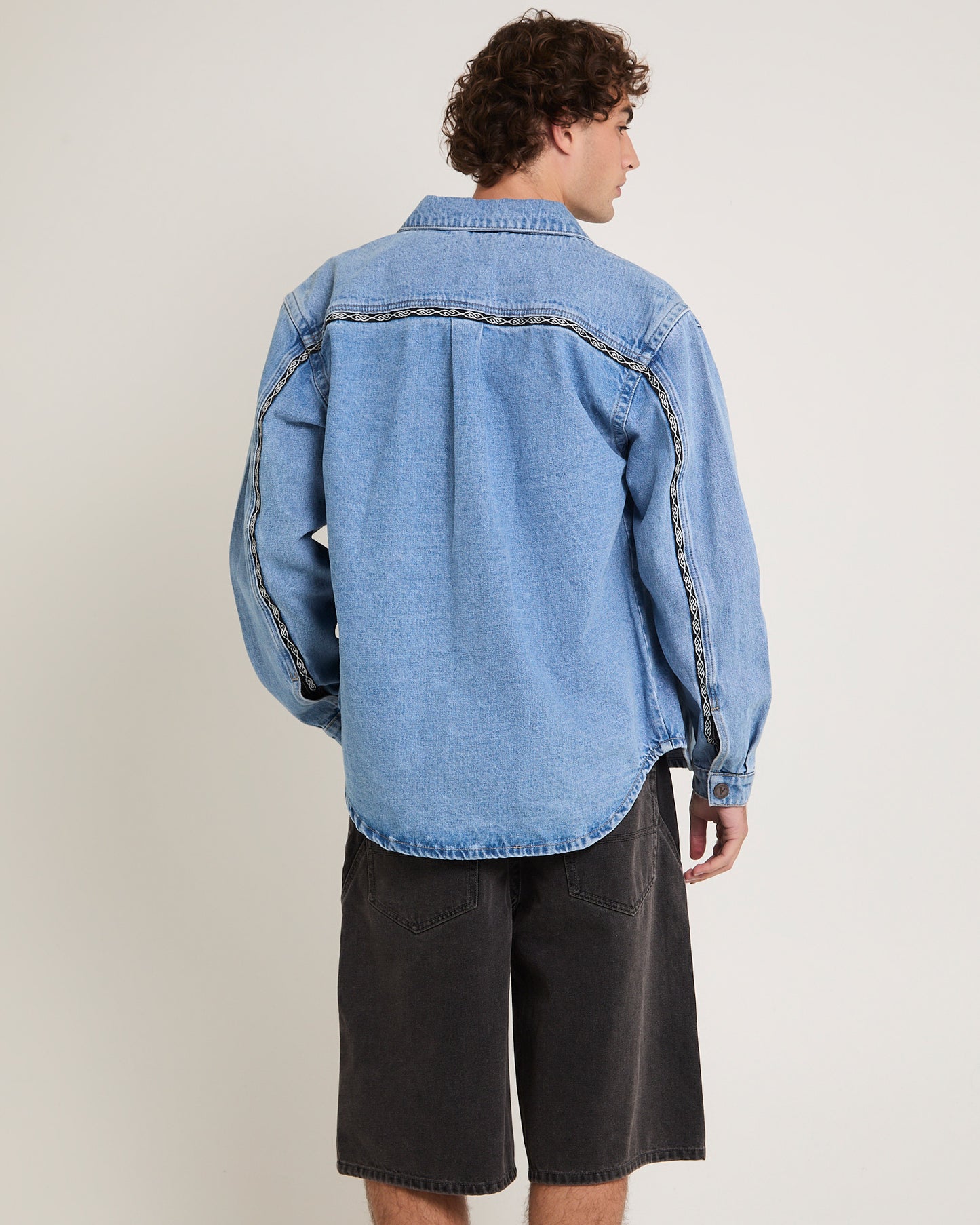 Rip Curl A5 Denim Shacket Larry Tape
