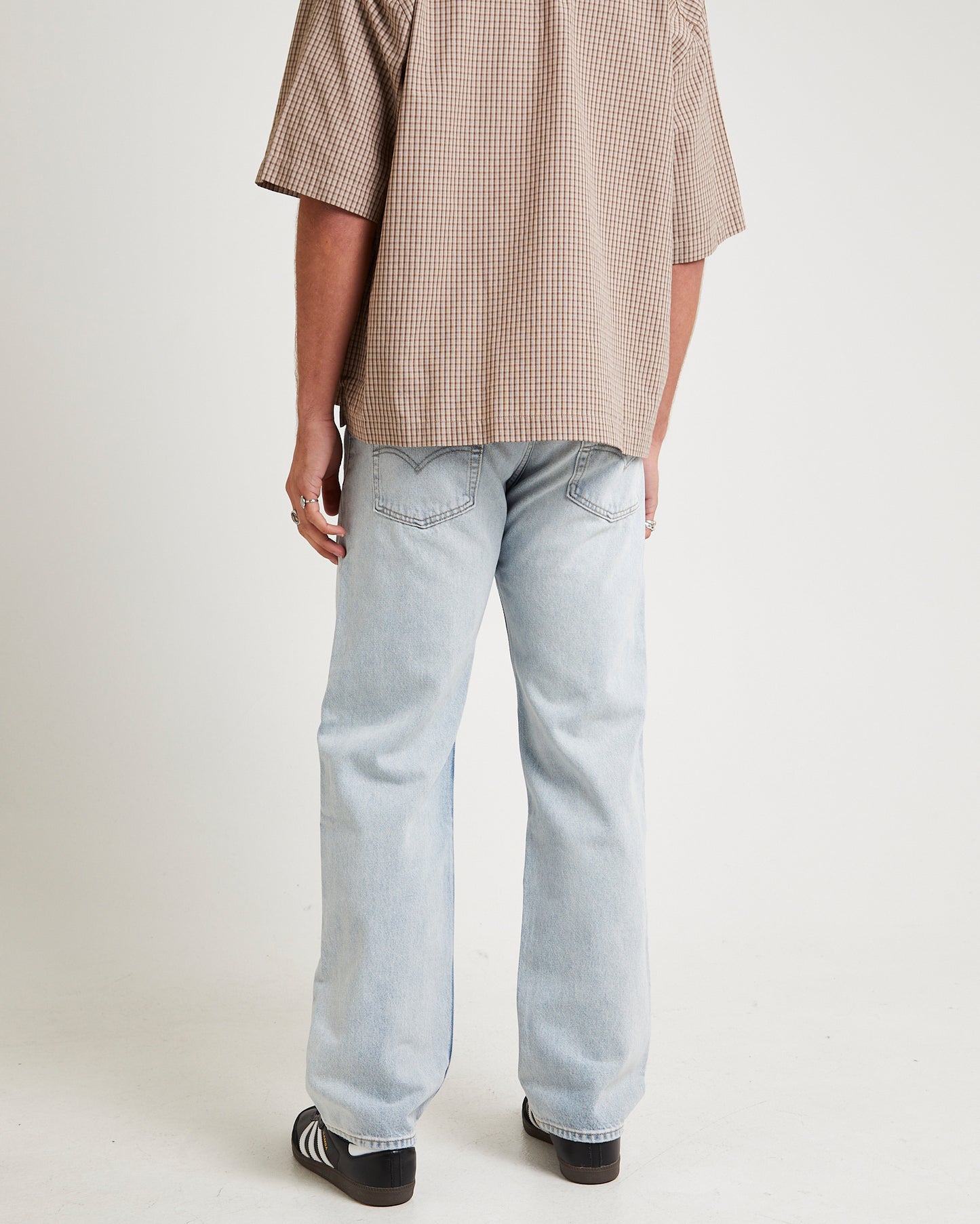 555 Relaxed Straight Denim Jeans