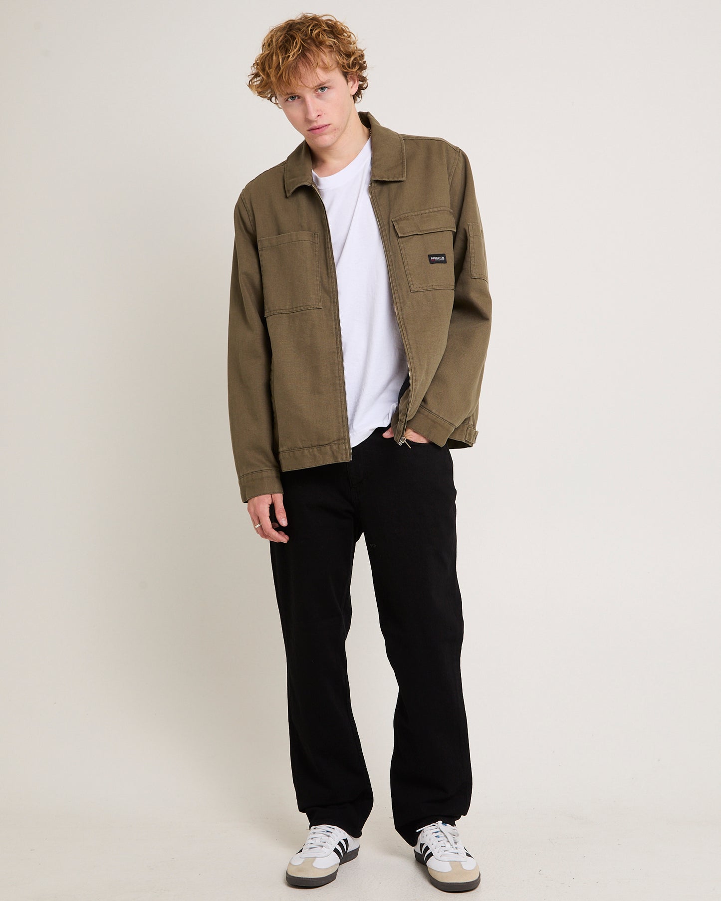 L-Three Straight Denim Jeans New Black