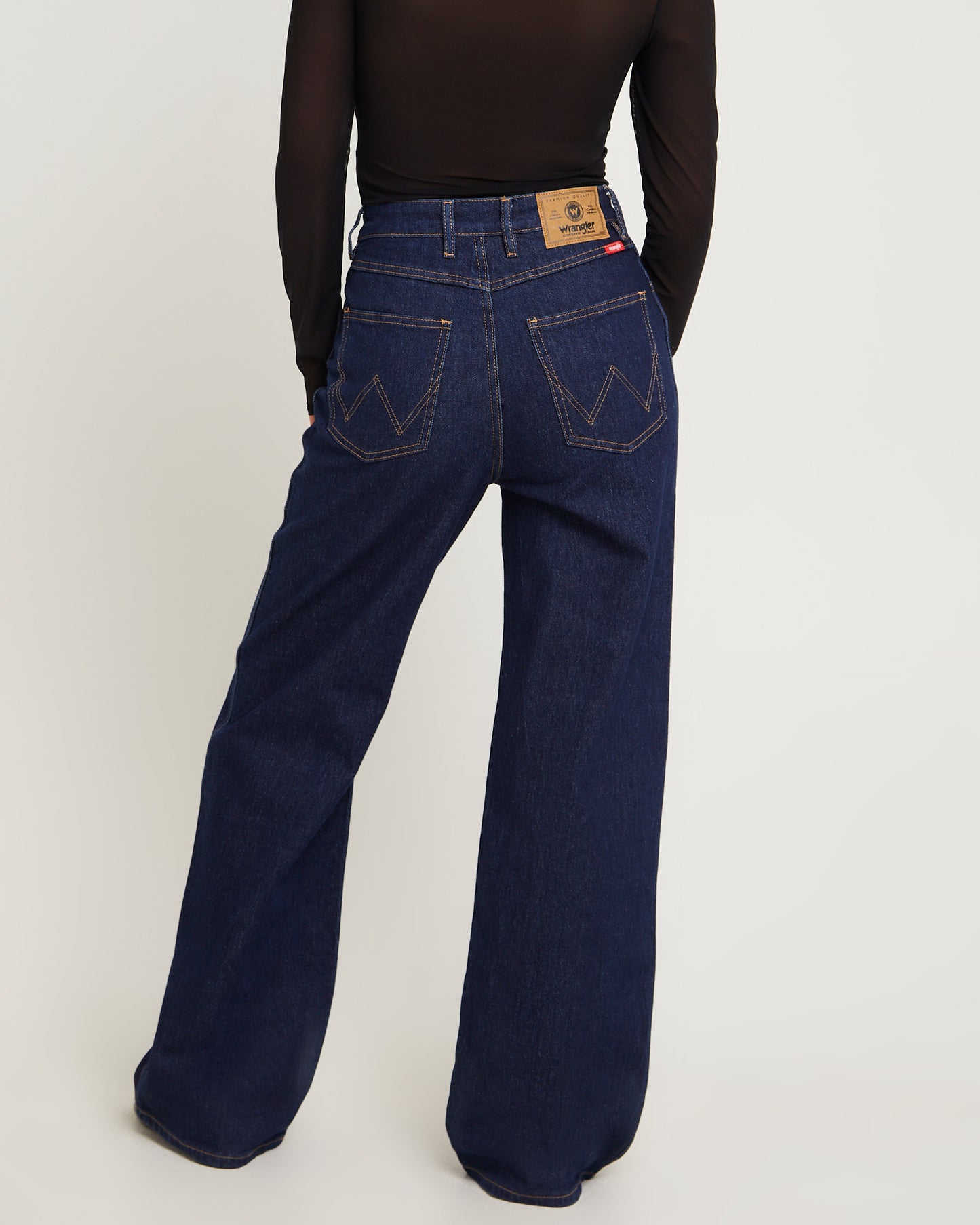 Hi Bells Flared Denim Jeans Highway Black