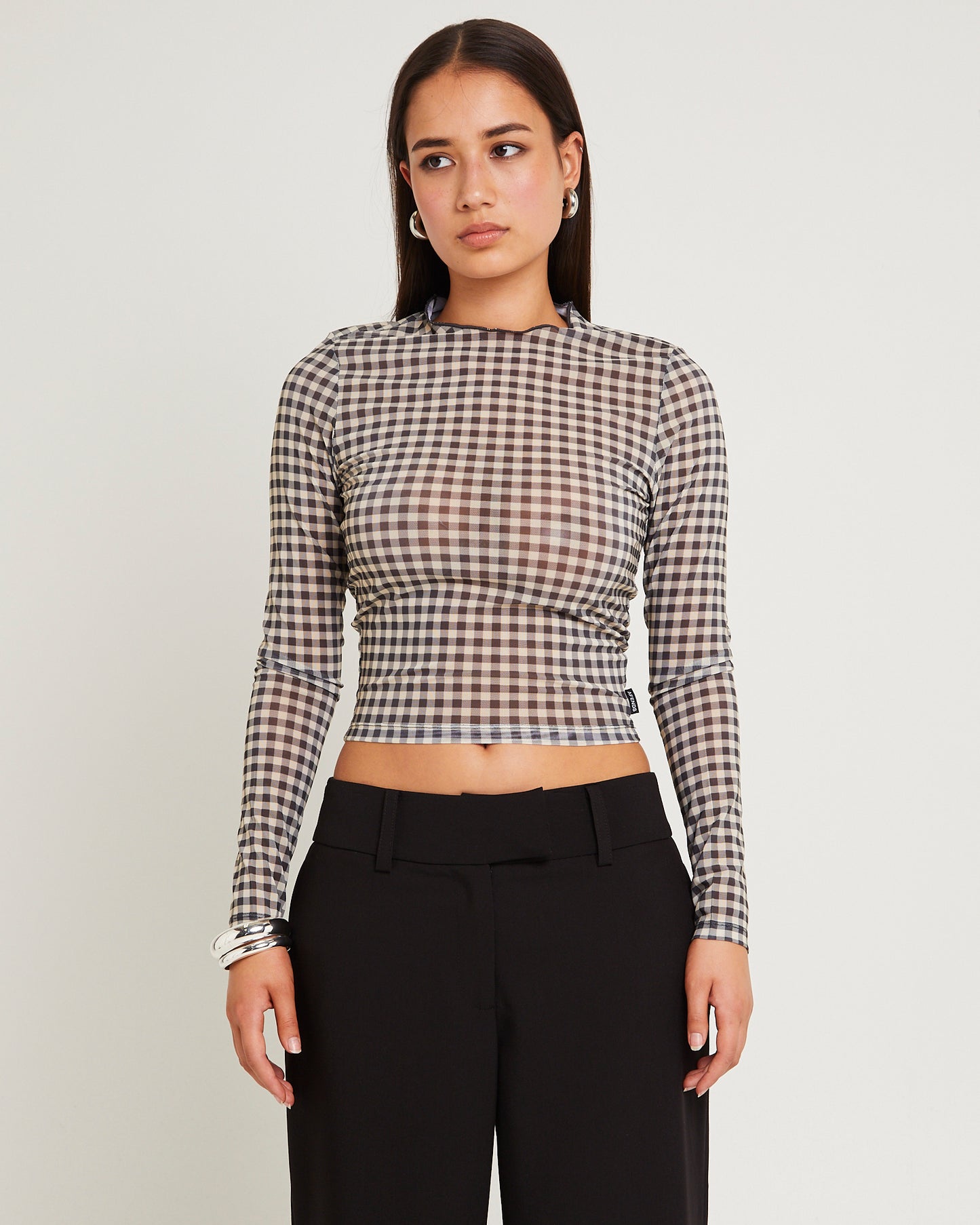 Gambet Sheer Long Sleeve Top