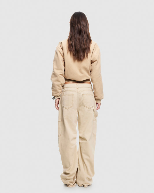 Workwear Bomber Jacket LIGHT TAN