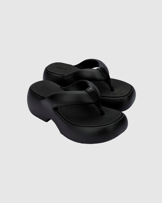 Melissa Free Fuzzy Platform BLACK