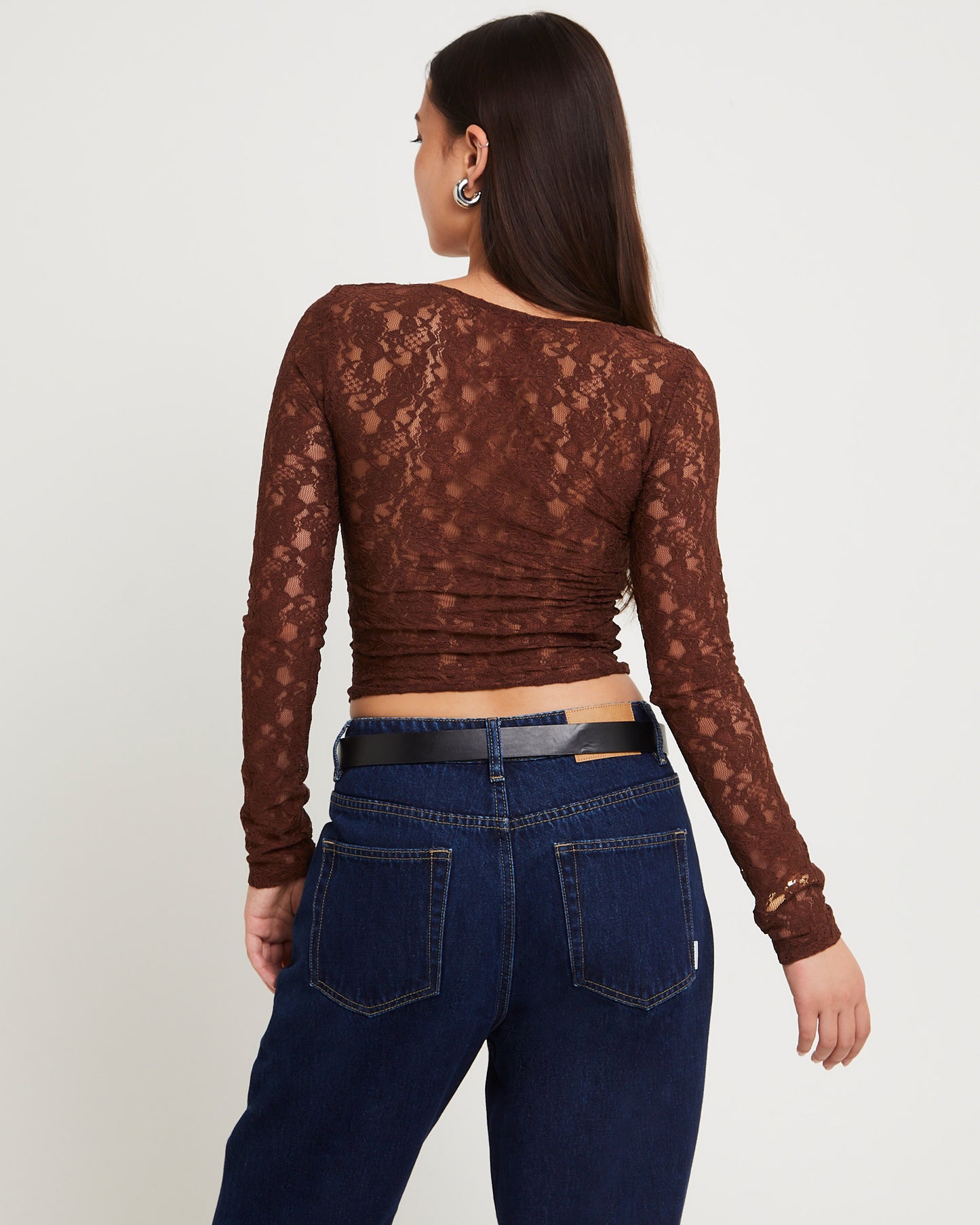 Hailey Long Sleeve Lace Top