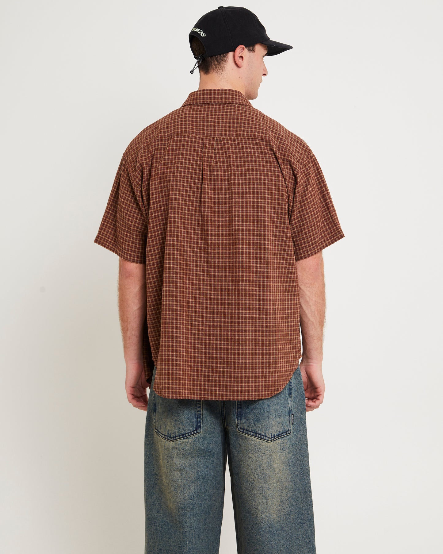 Point Plaid Summer Short Sleeve Shirt
