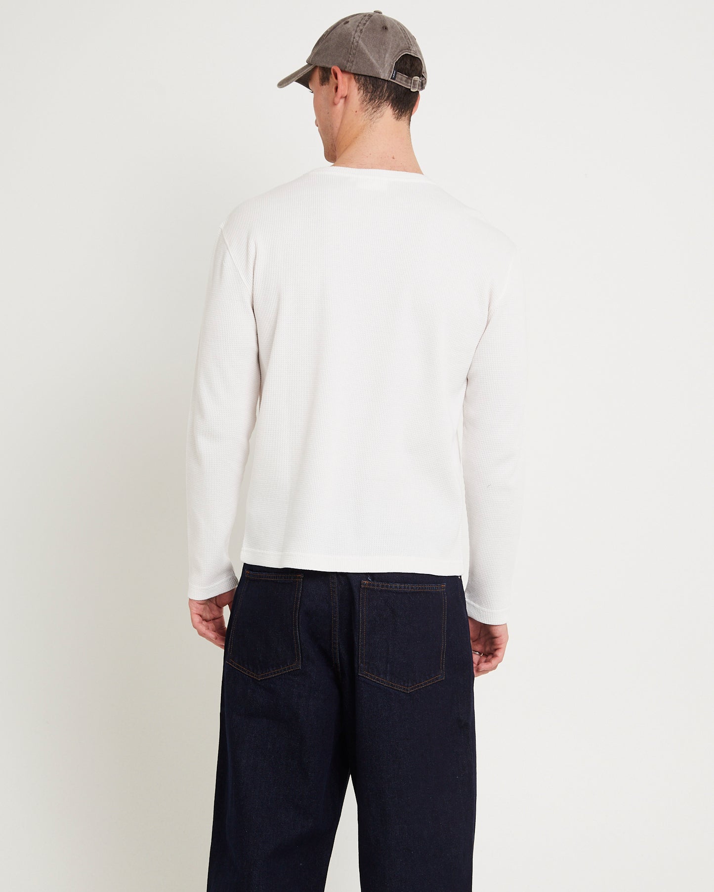 Long Sleeve Waffle Shirt