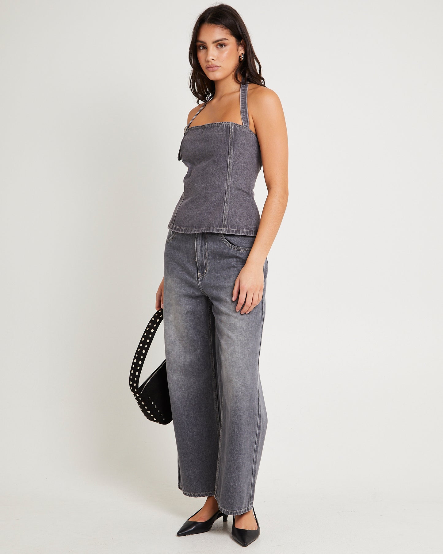 Allegra Corset Denim Top