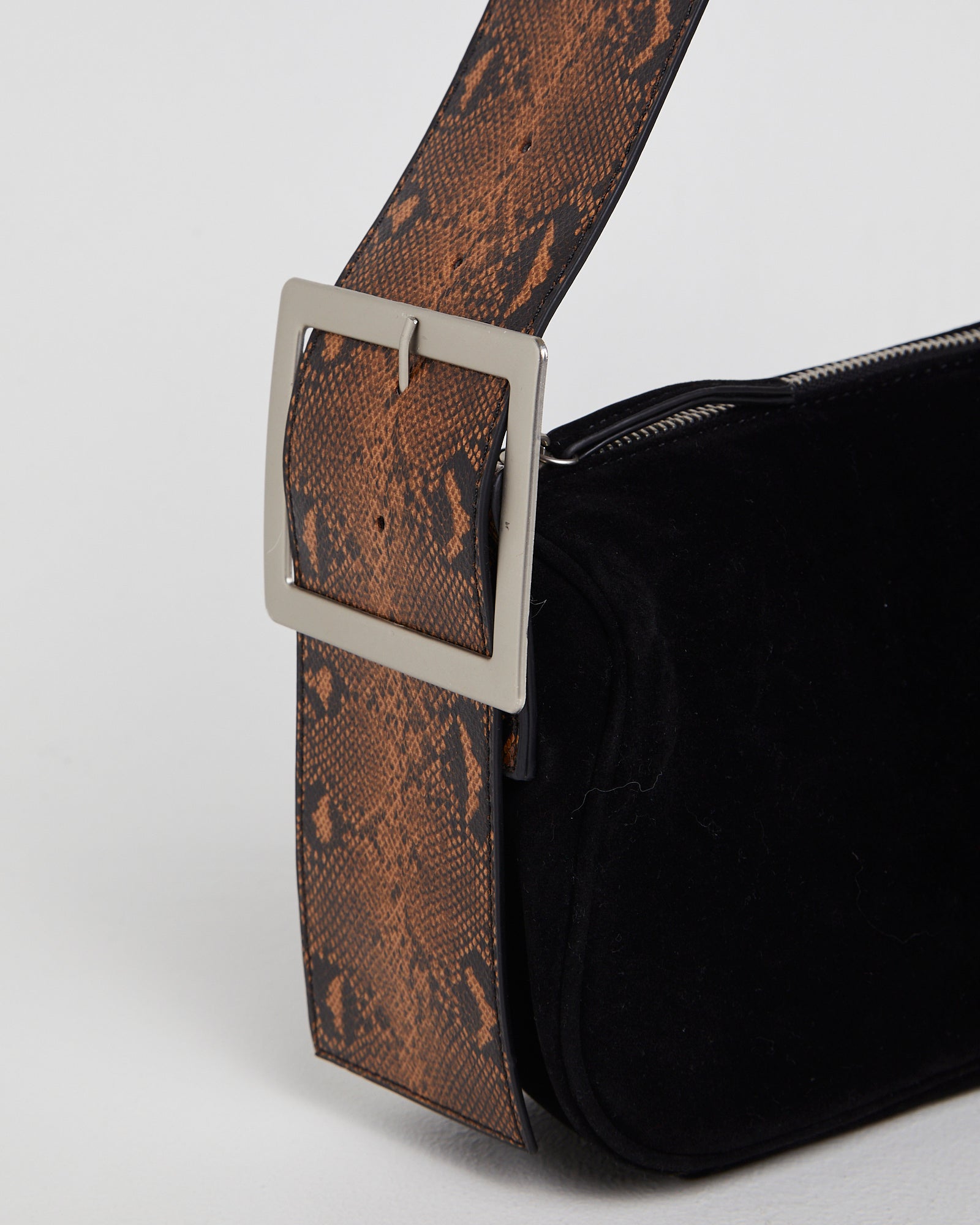 gibous snake bone belt shoulder bag