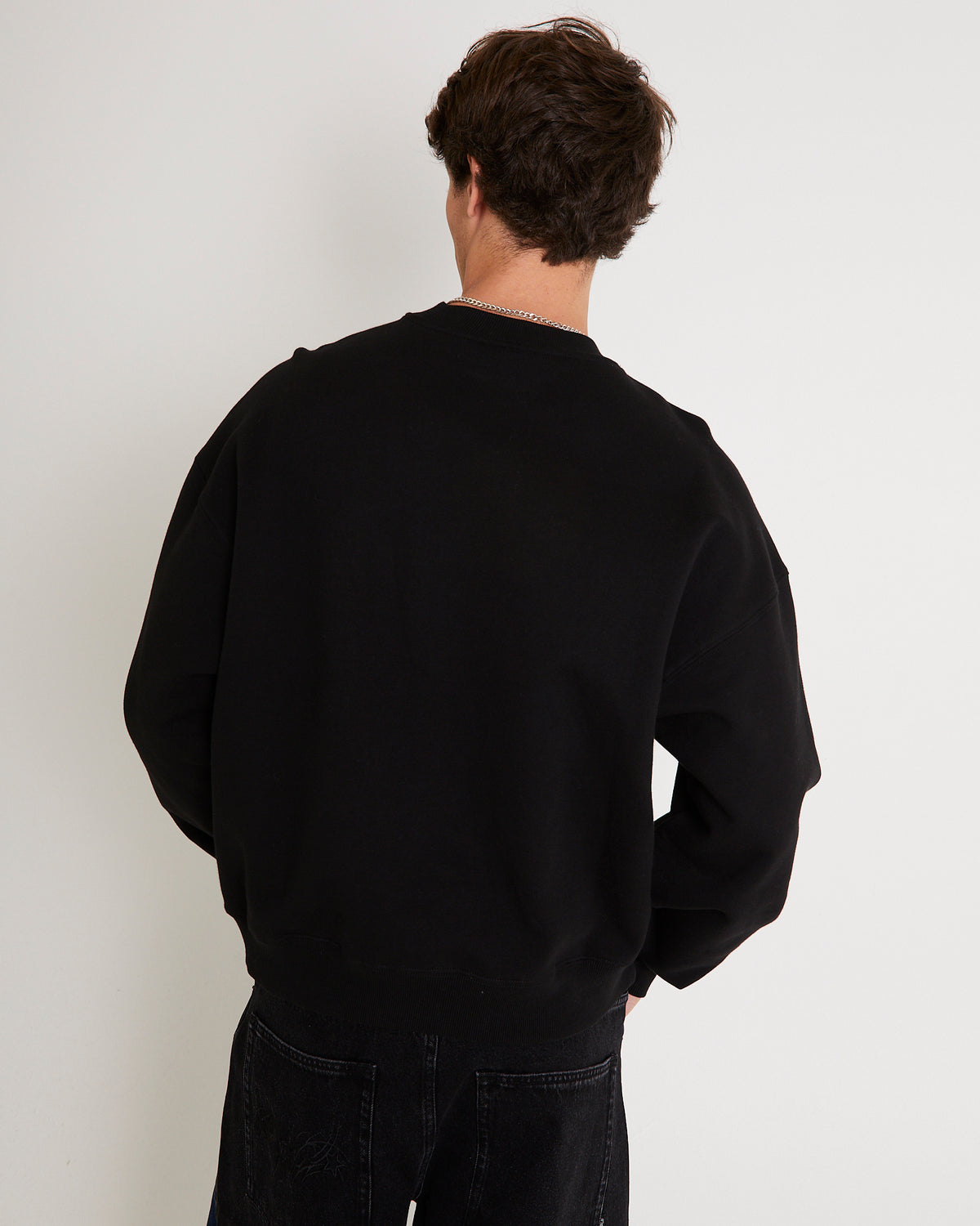 Chicago Bulls Field To The Court Crewneck Jumper BLACK