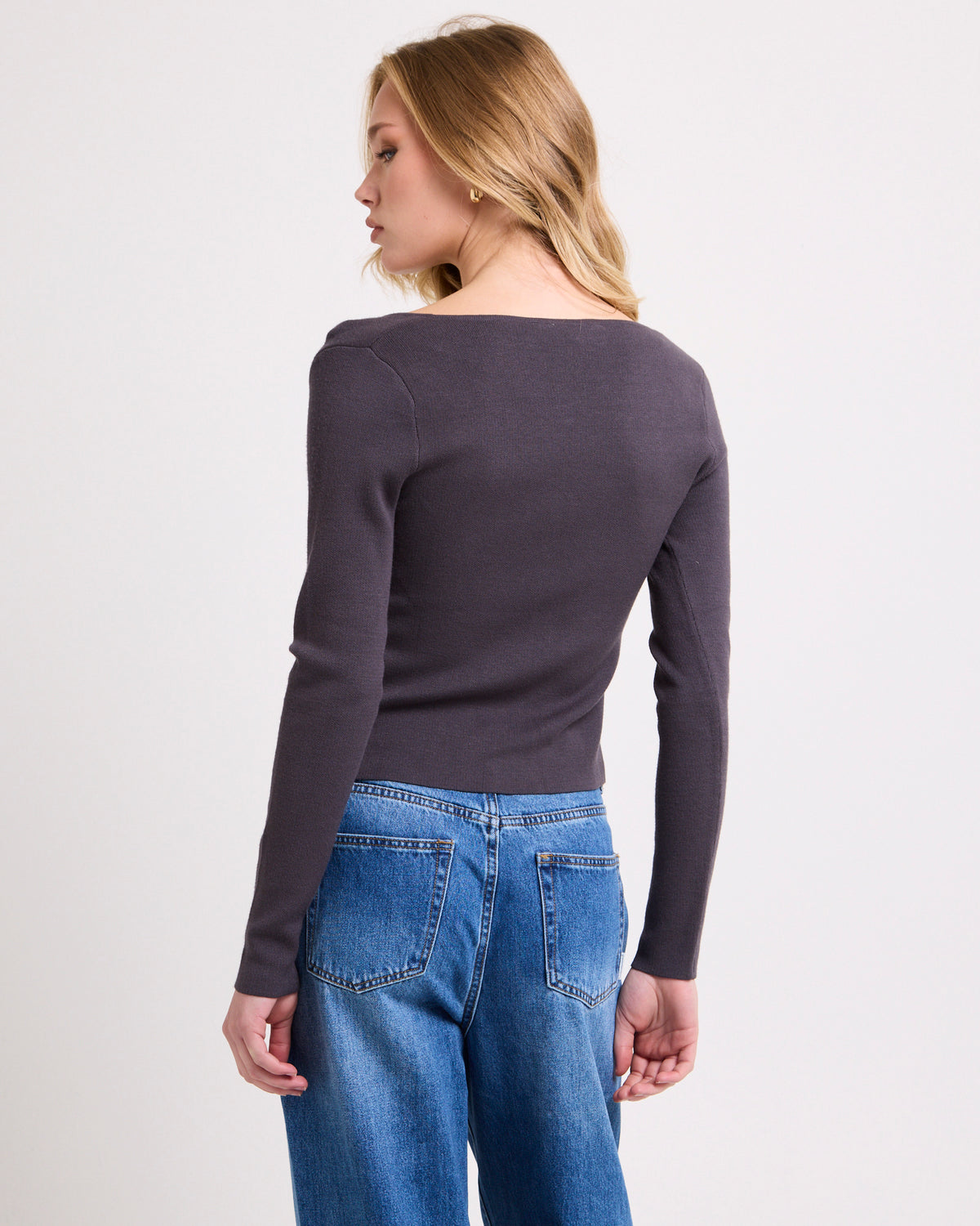Bobbi Knit Open Front Top