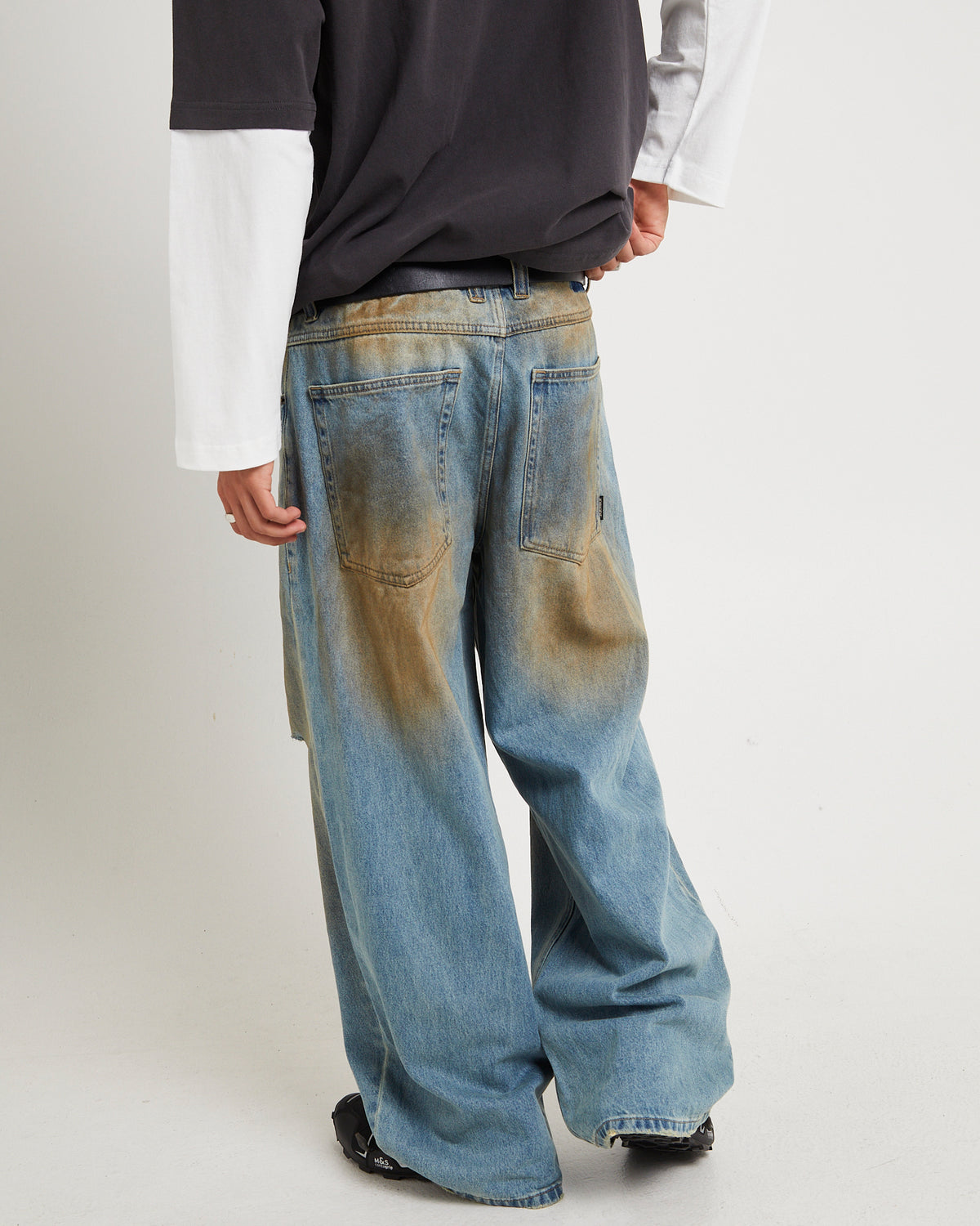 Society Baggy Denim Jeans DIRT TINT