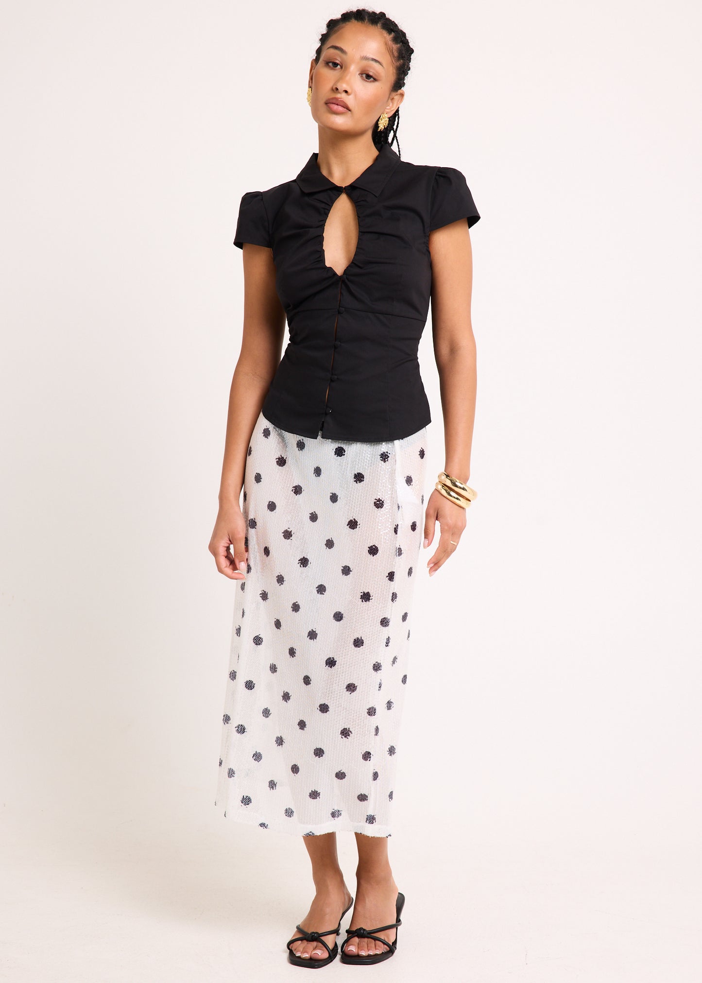 Valeria Keyhole Shirt
