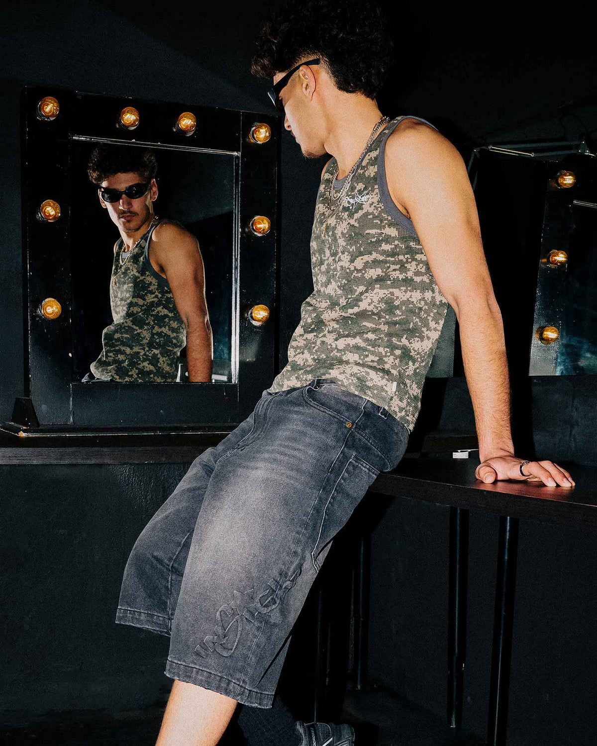 Starboy Camo Waffle Singlet