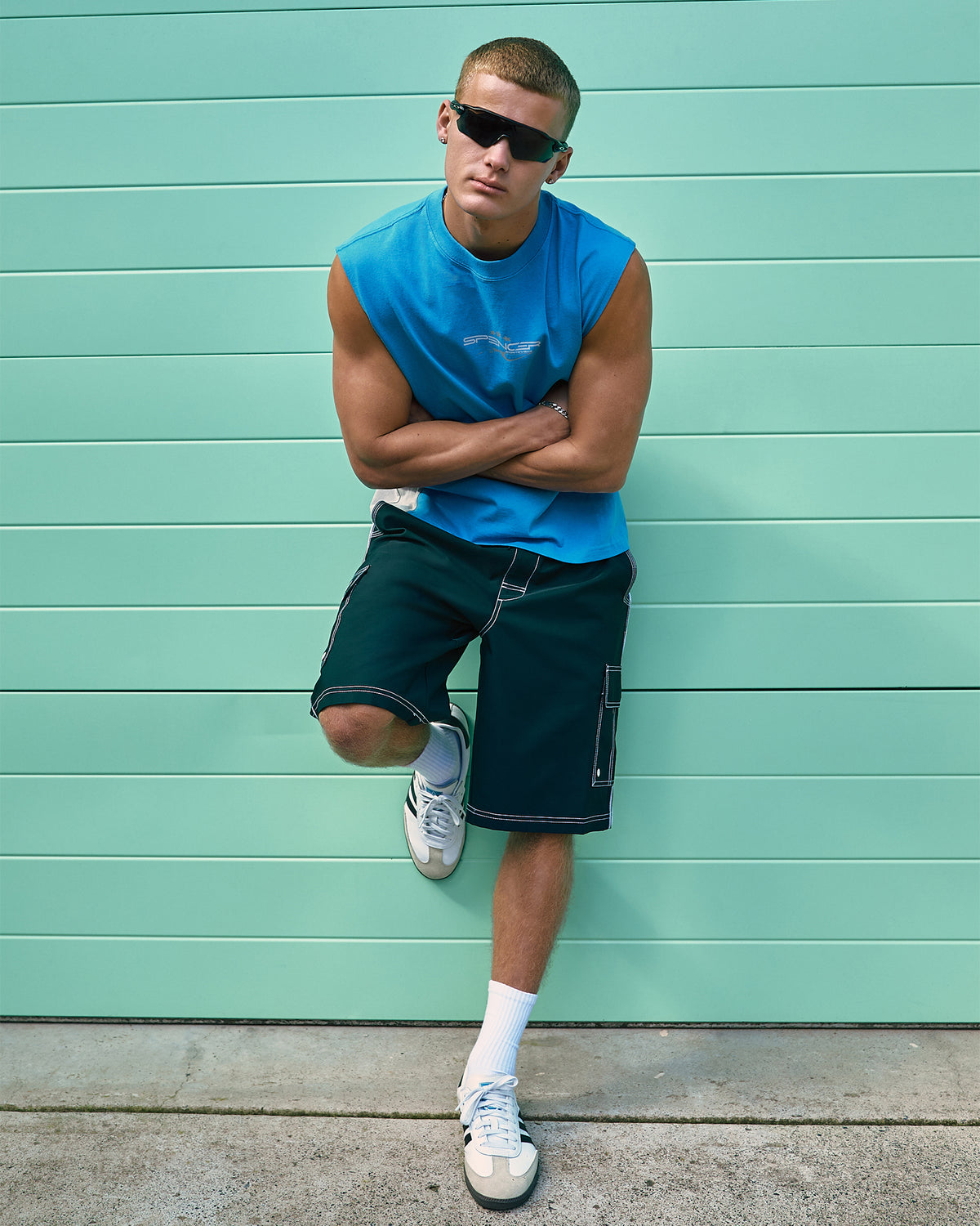 Tech Panelled Tank Top