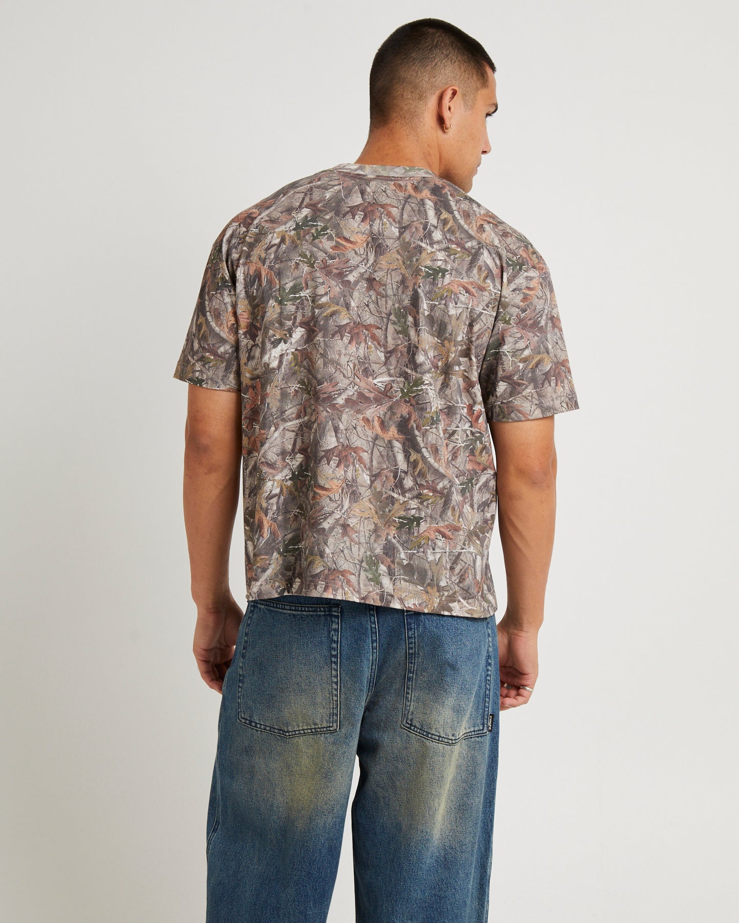 Admission Cropped Camo T-Shirt
