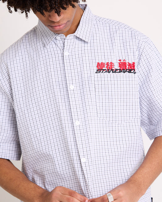 Killah Short Sleeve Shirt GREY CHECK