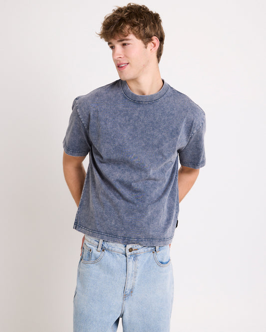 Signature Crop T-Shirt NAVY