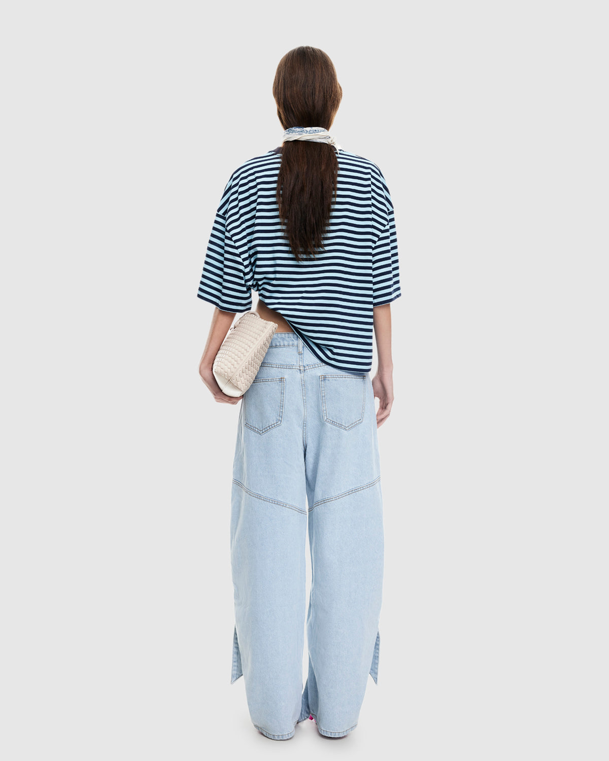 Bloom Short Sleeve T-Shirt NAVY SEA STRIPE