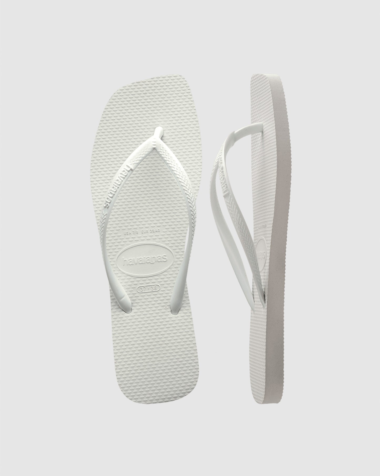 Slim Square Flip Flops