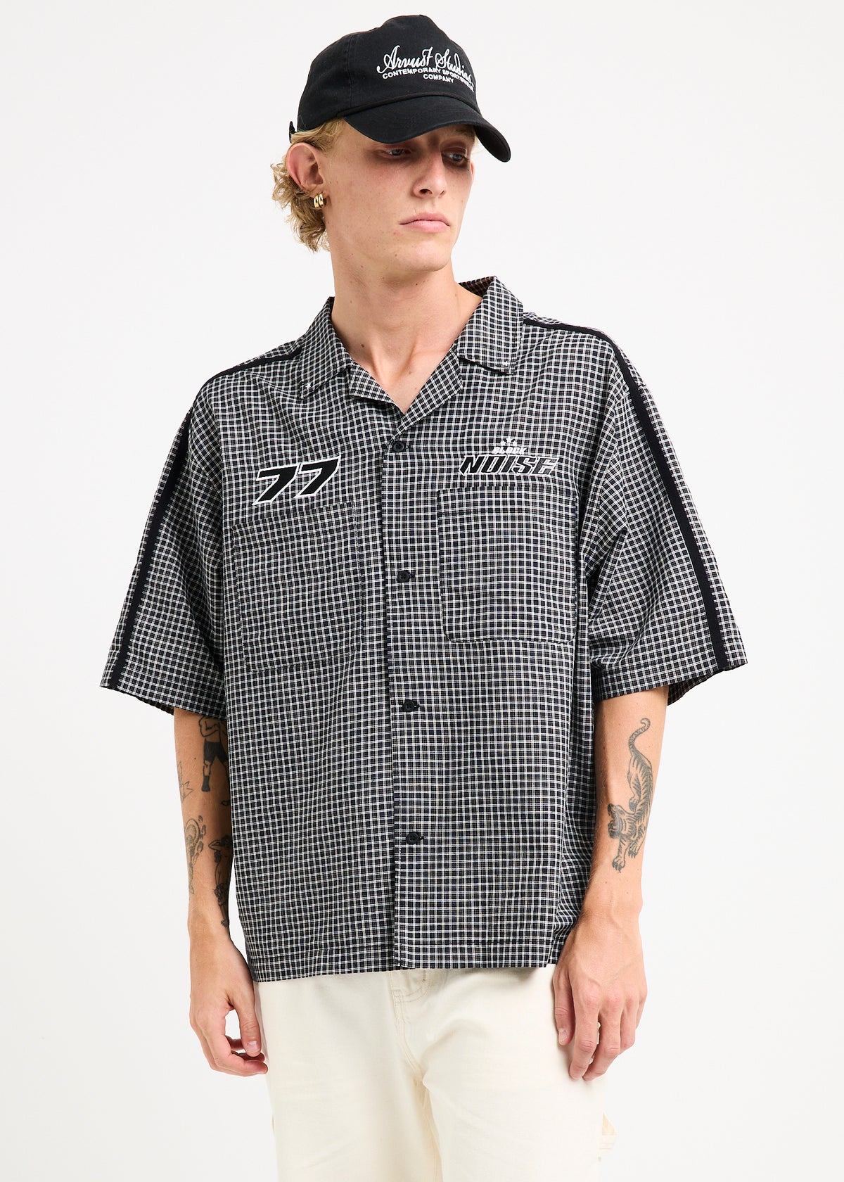 Noise Short Sleeve Shirt BLACK
