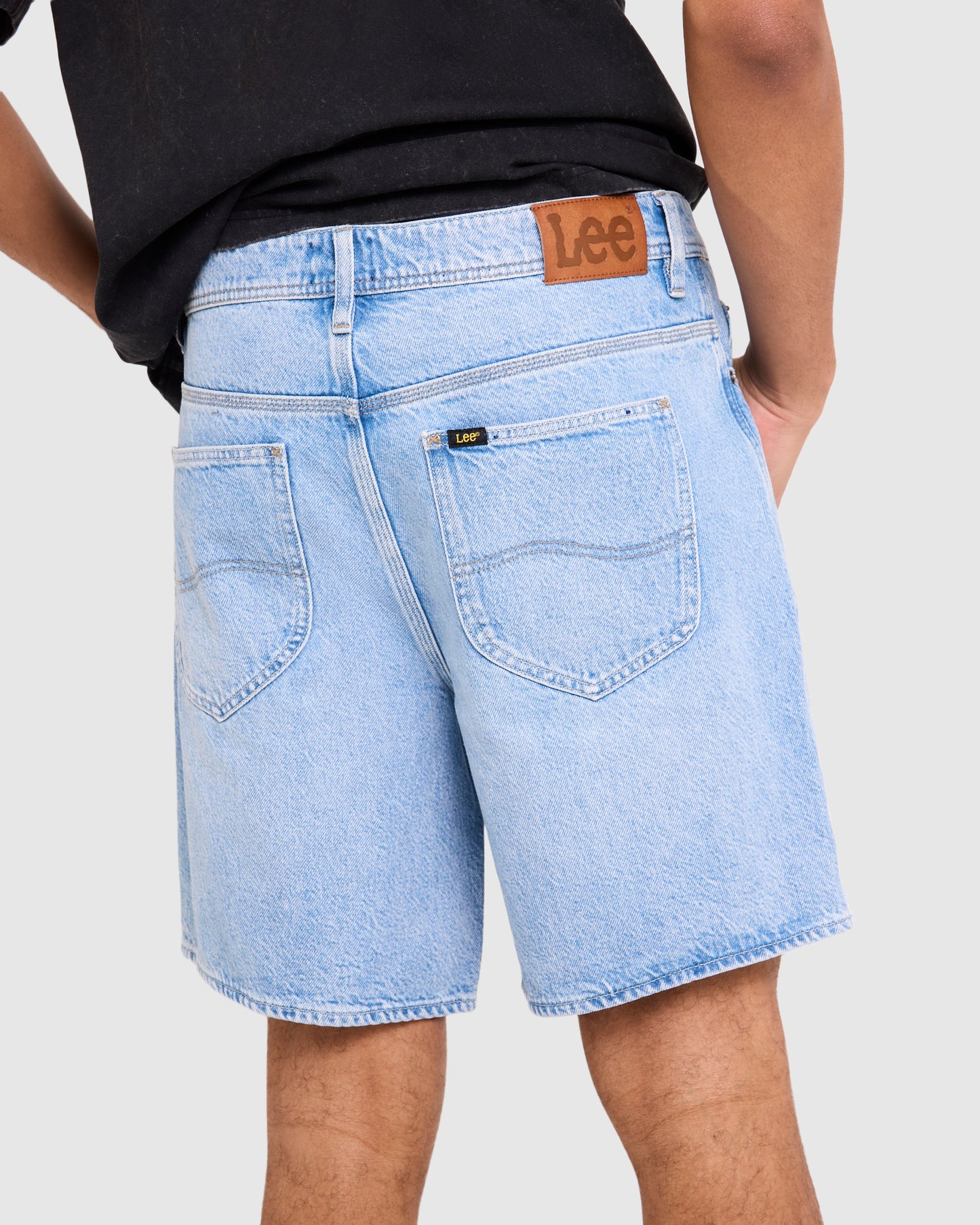 L-Four Baggy Denim Shorts