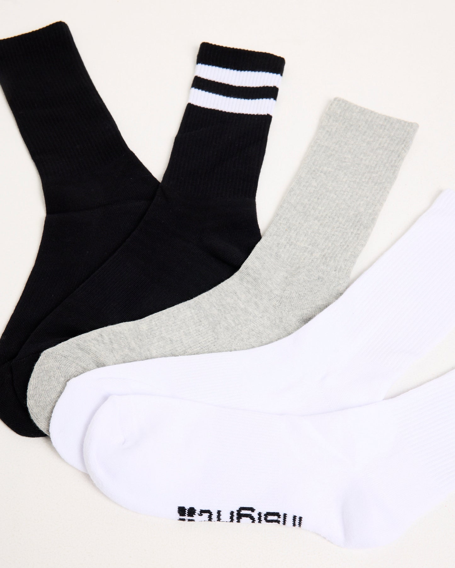Mixed Crew Socks 5 Pack