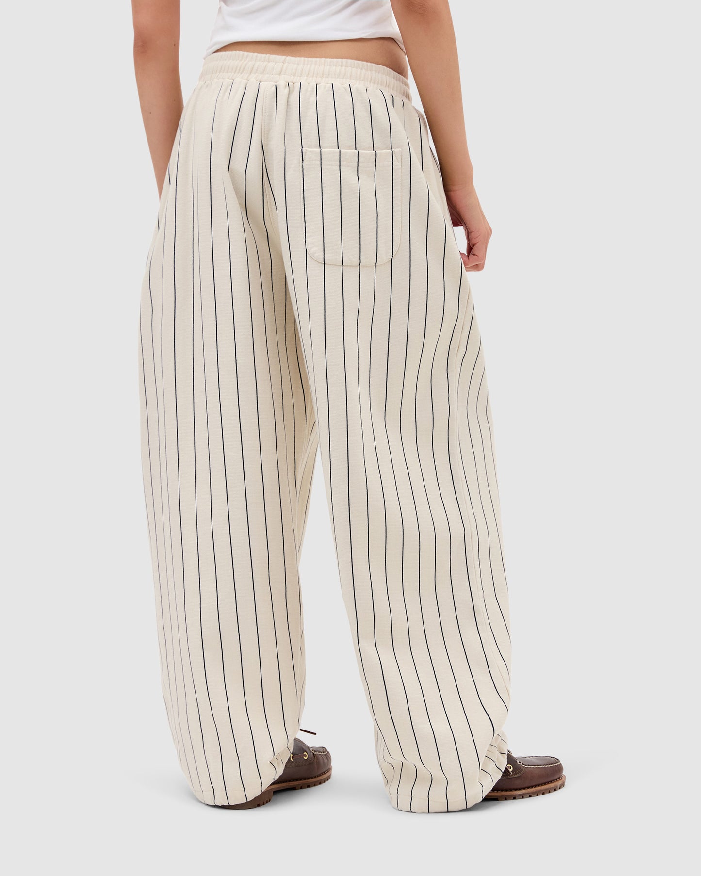 Harri Pinstripe Jogger Pants