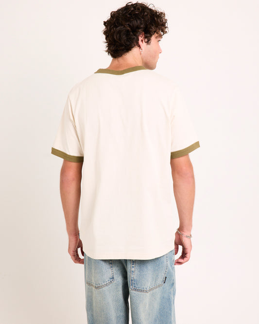Mix Up Ringer T-Shirt Moonbeam