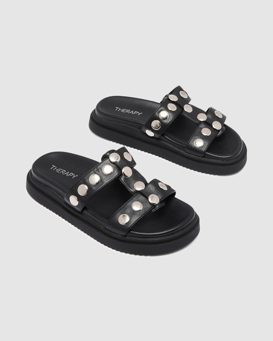 Pretense Flat Sandal BLACK