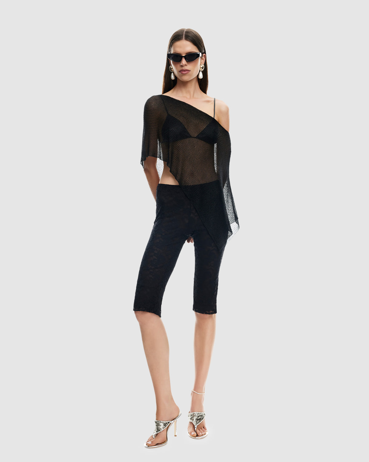 Luminous Poncho BLACK