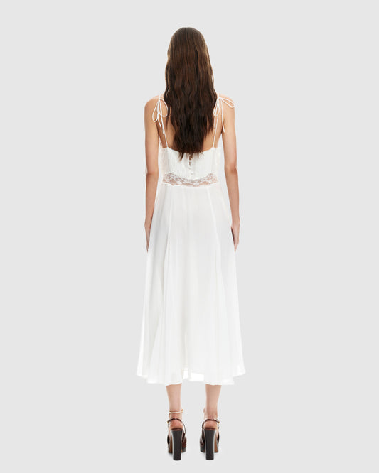 Harmony Midi Dress PEARL