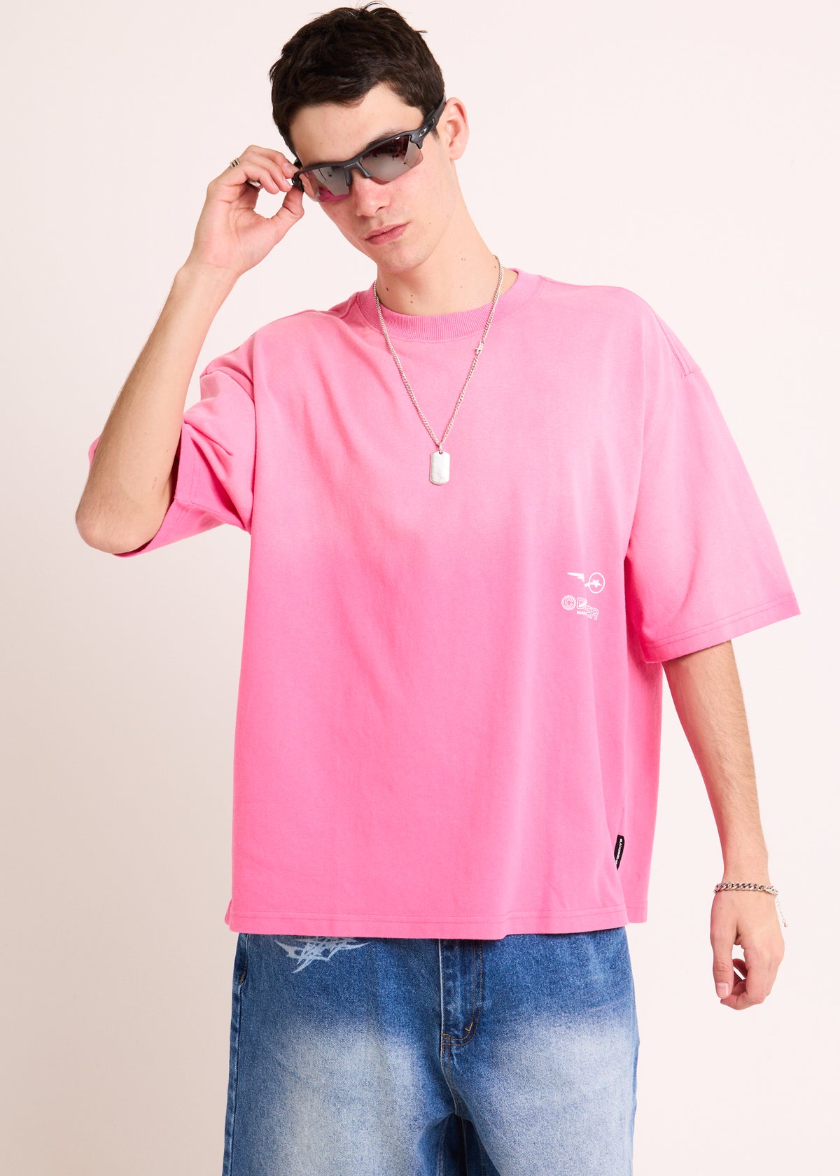 Homme Crop T-Shirt SOFT PINK