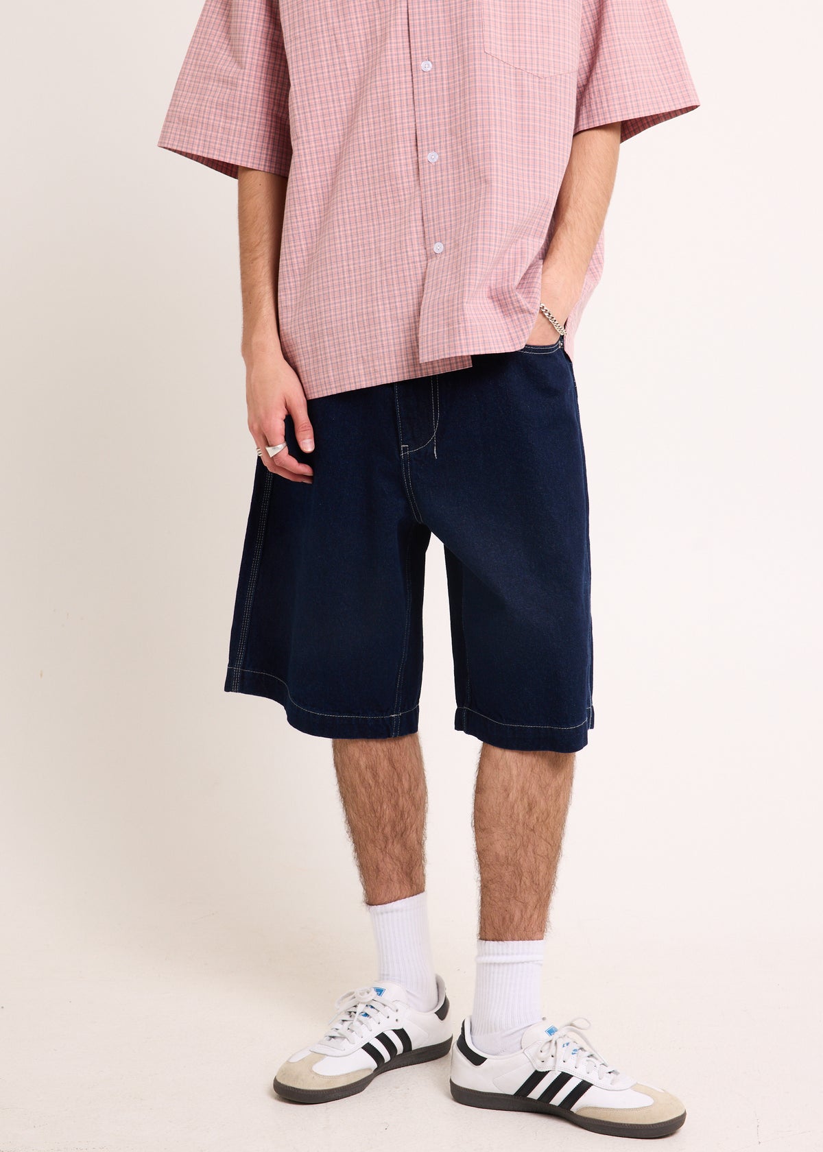 Buster Y2K Denim Jorts MID 90S BLUE
