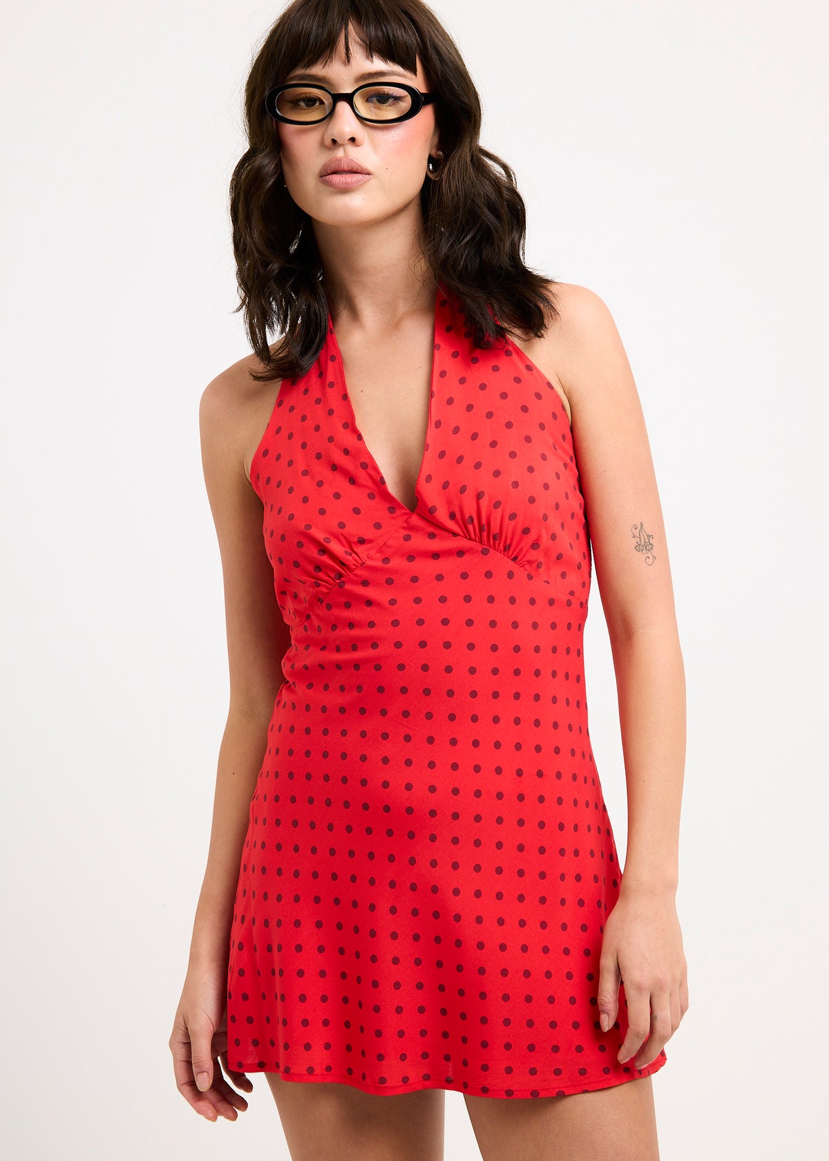Harper Mini Dress RED/BURGUNDY