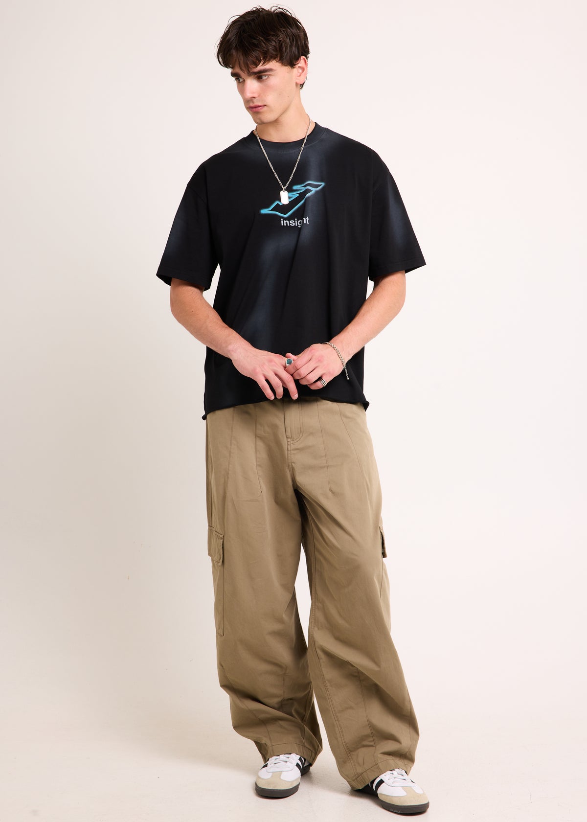 Track T-Shirt BLACK