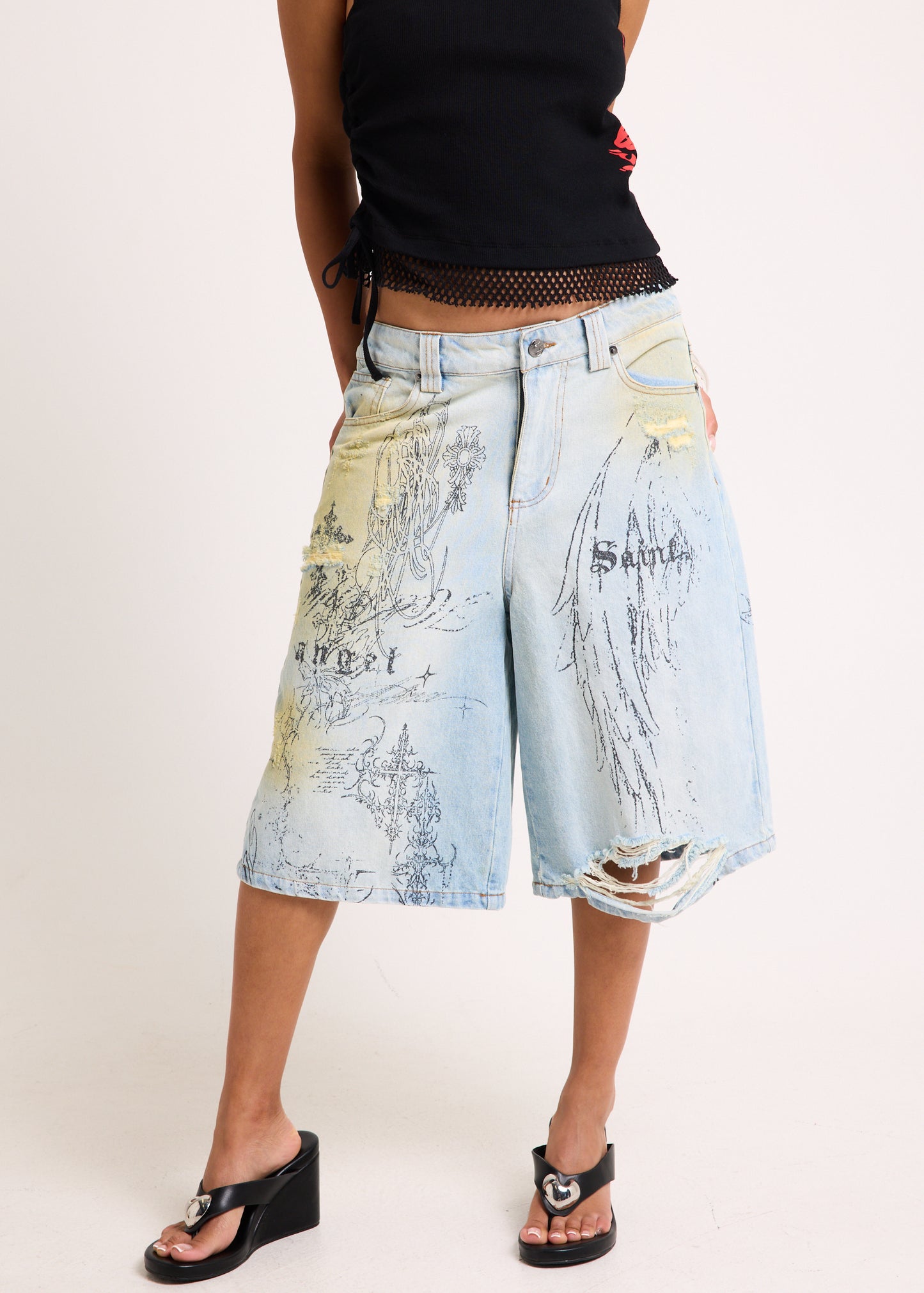 Florence Printed Jorts