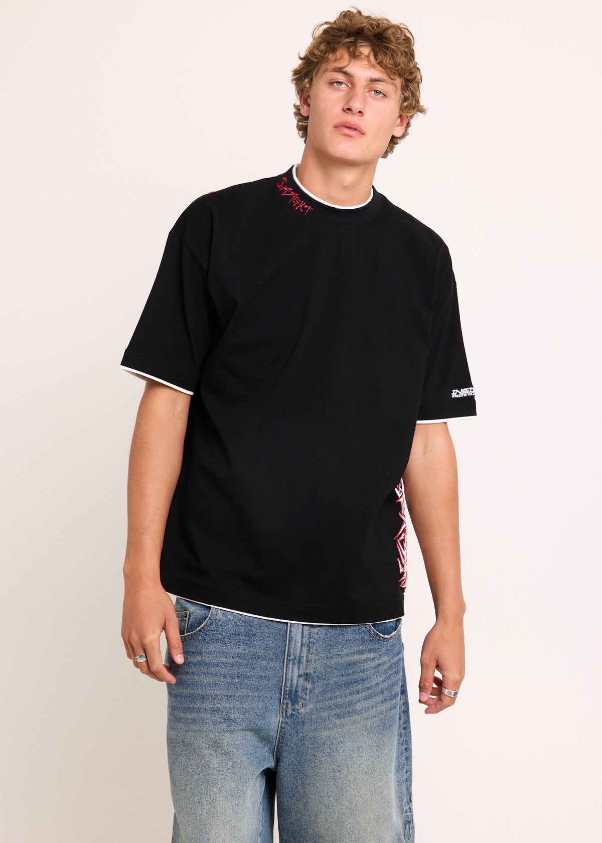 Retoro Short Sleeve T-Shirt BLACK