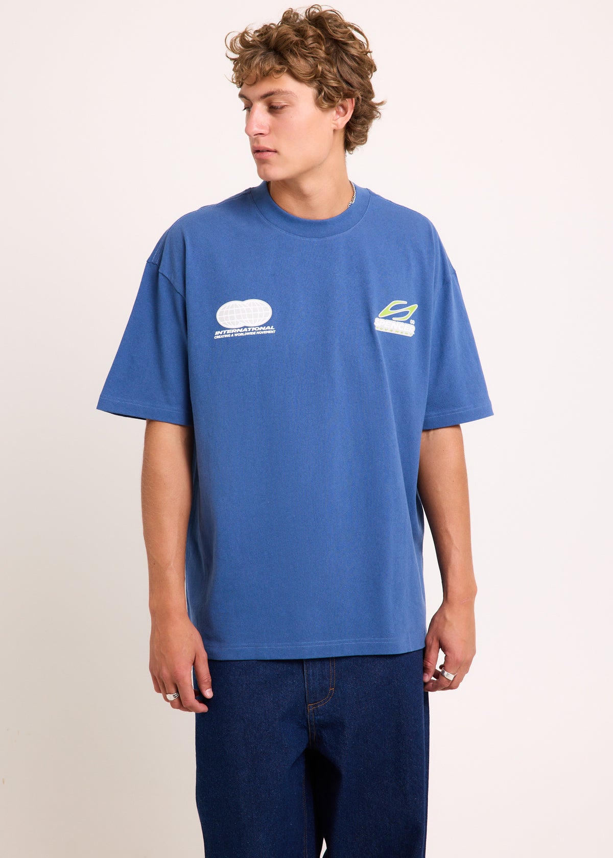 Spencer Movement T-Shirt BLUE