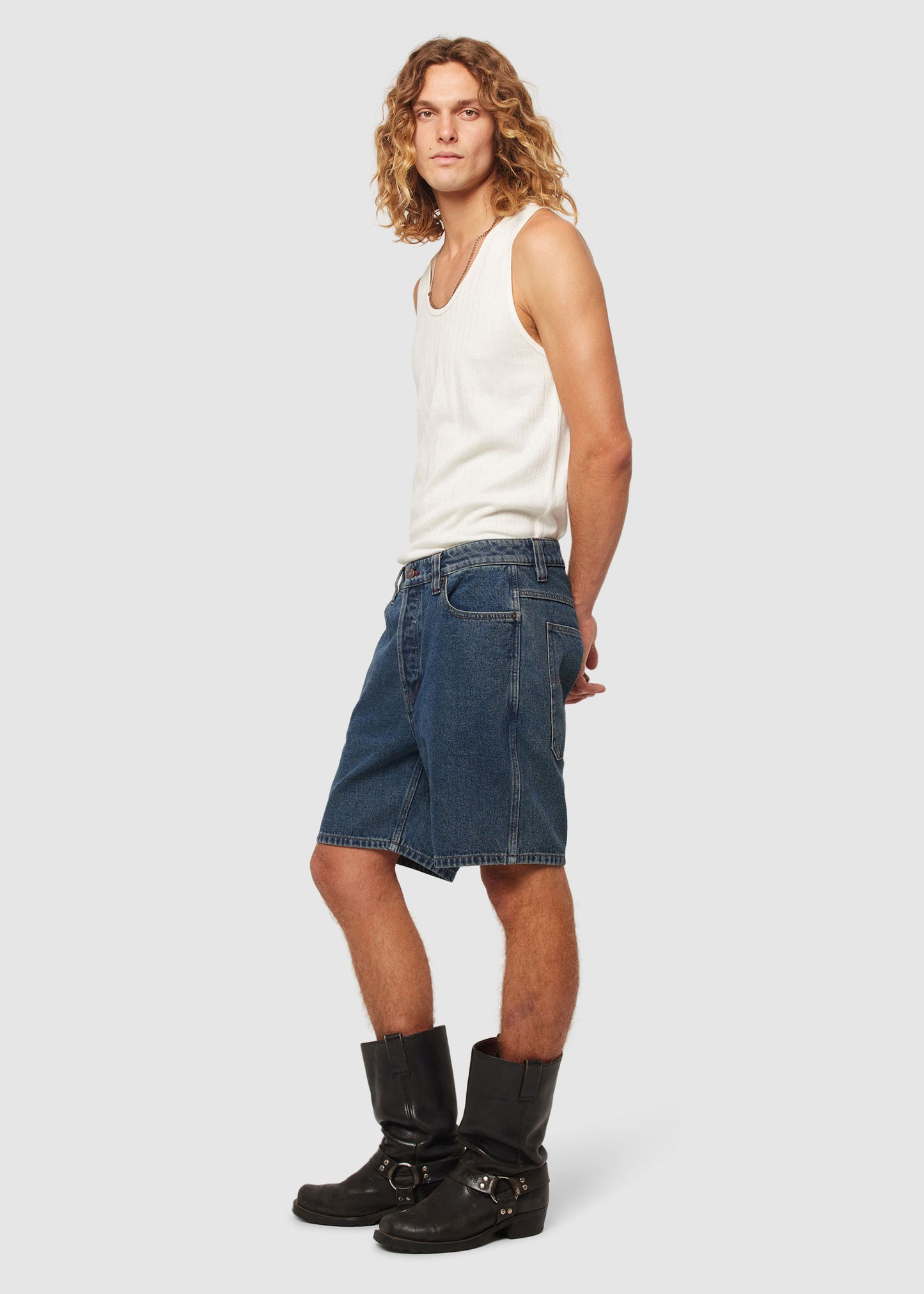 Ezy Denim Shorts Crimper