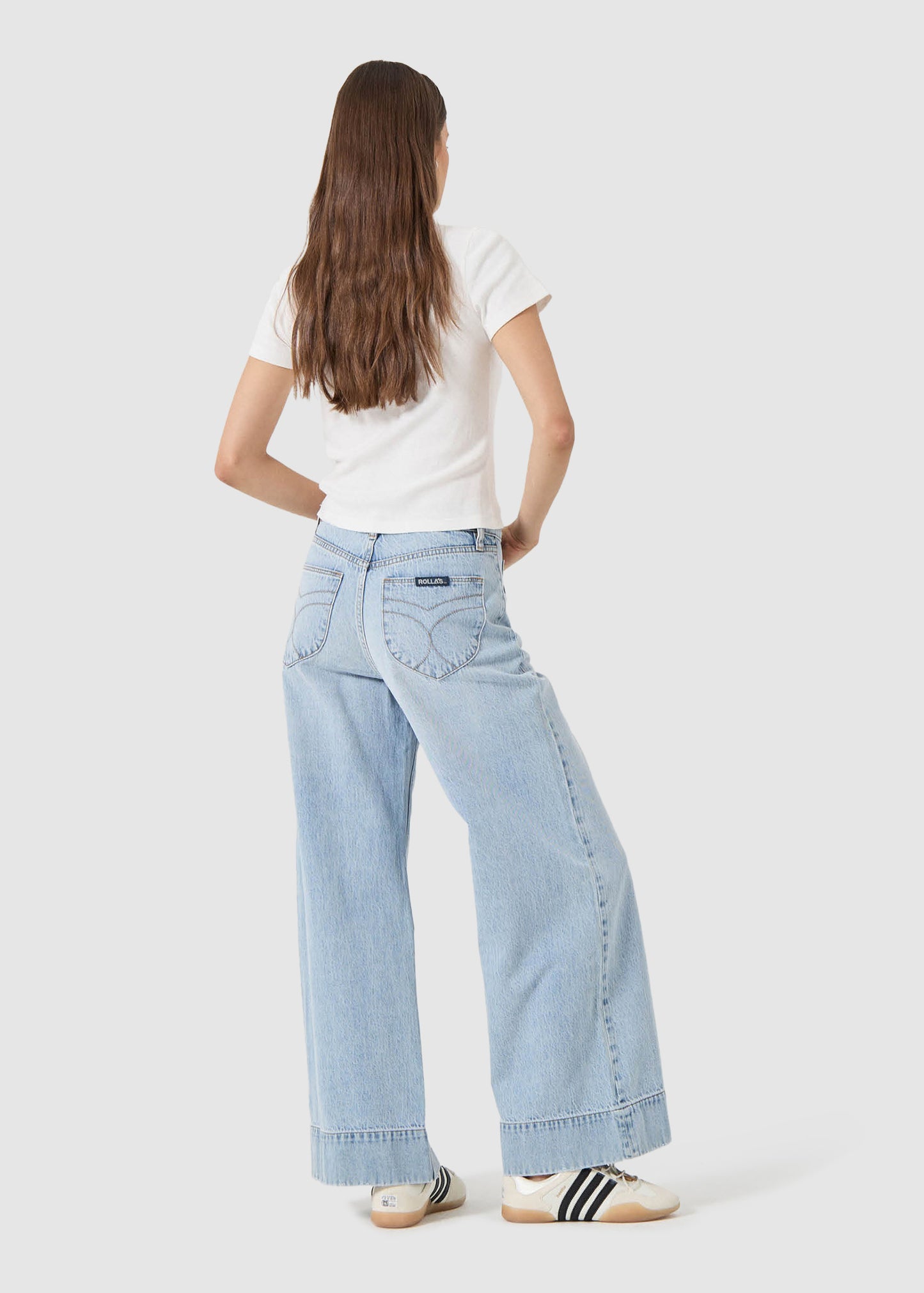 Relaxed Sailor Denim Jeans Long Breezy Blue