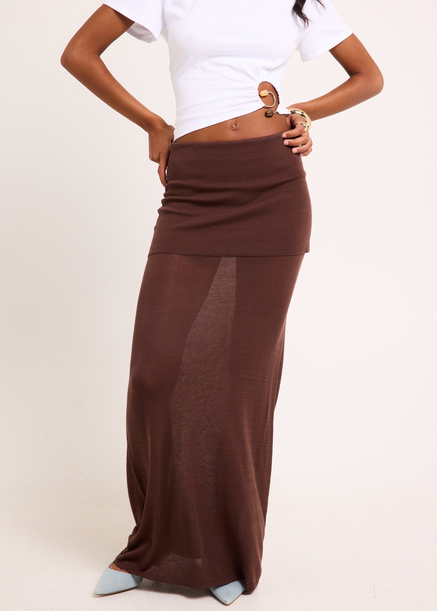 Milano Sheer Maxi Skirt