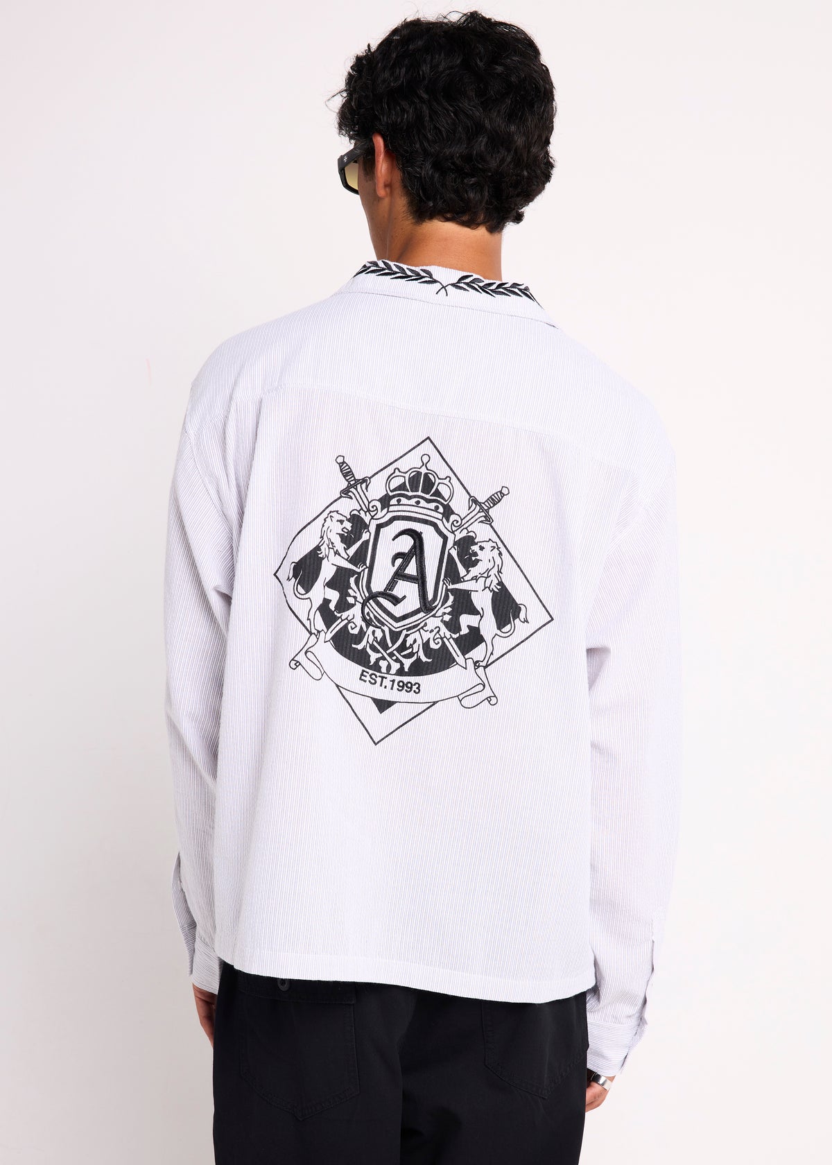 Grand Prix Long Sleeve Shirt WHITE