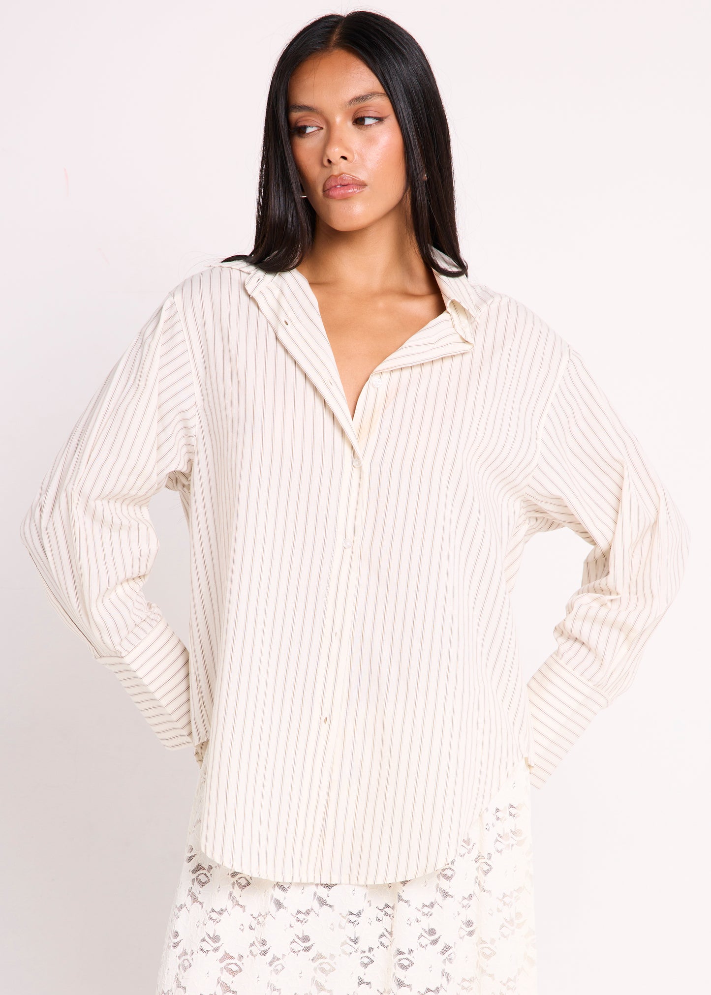 Zuri Striped Long Sleeve Shirt
