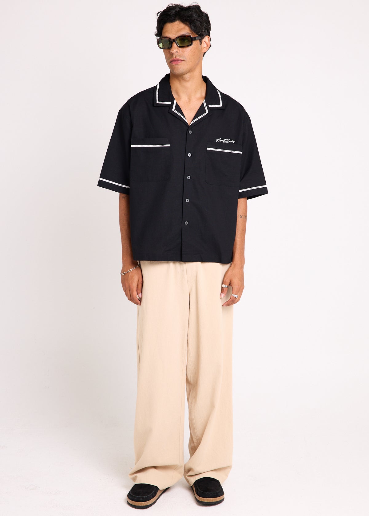 Cast Short Sleeve Shirt BLACK