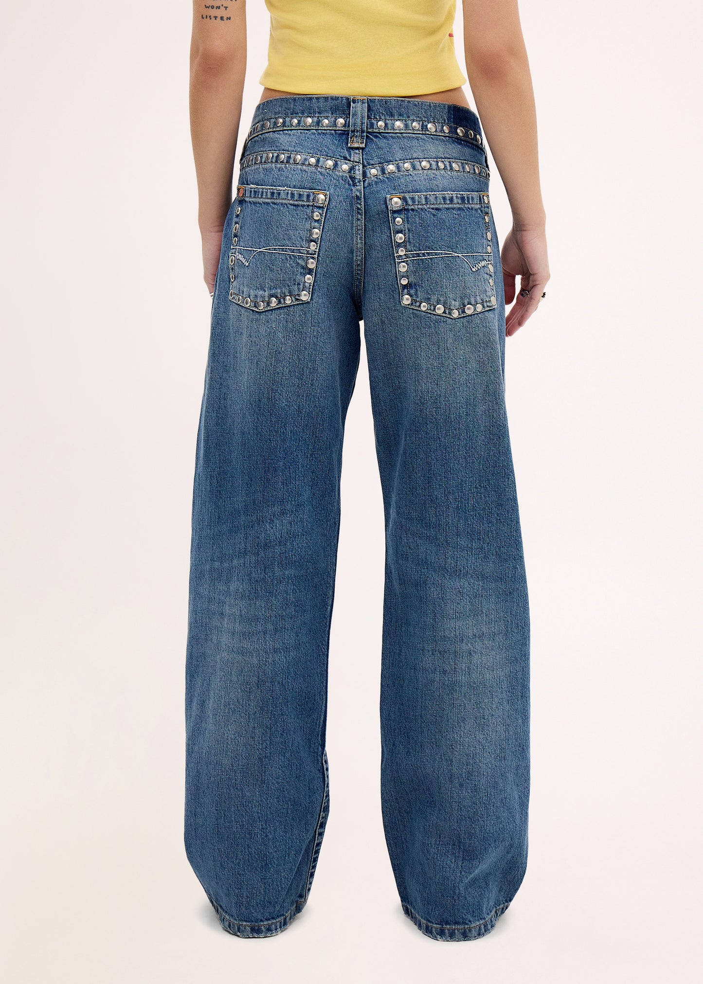 BDG Kayla Studded Low-Rise Jeans